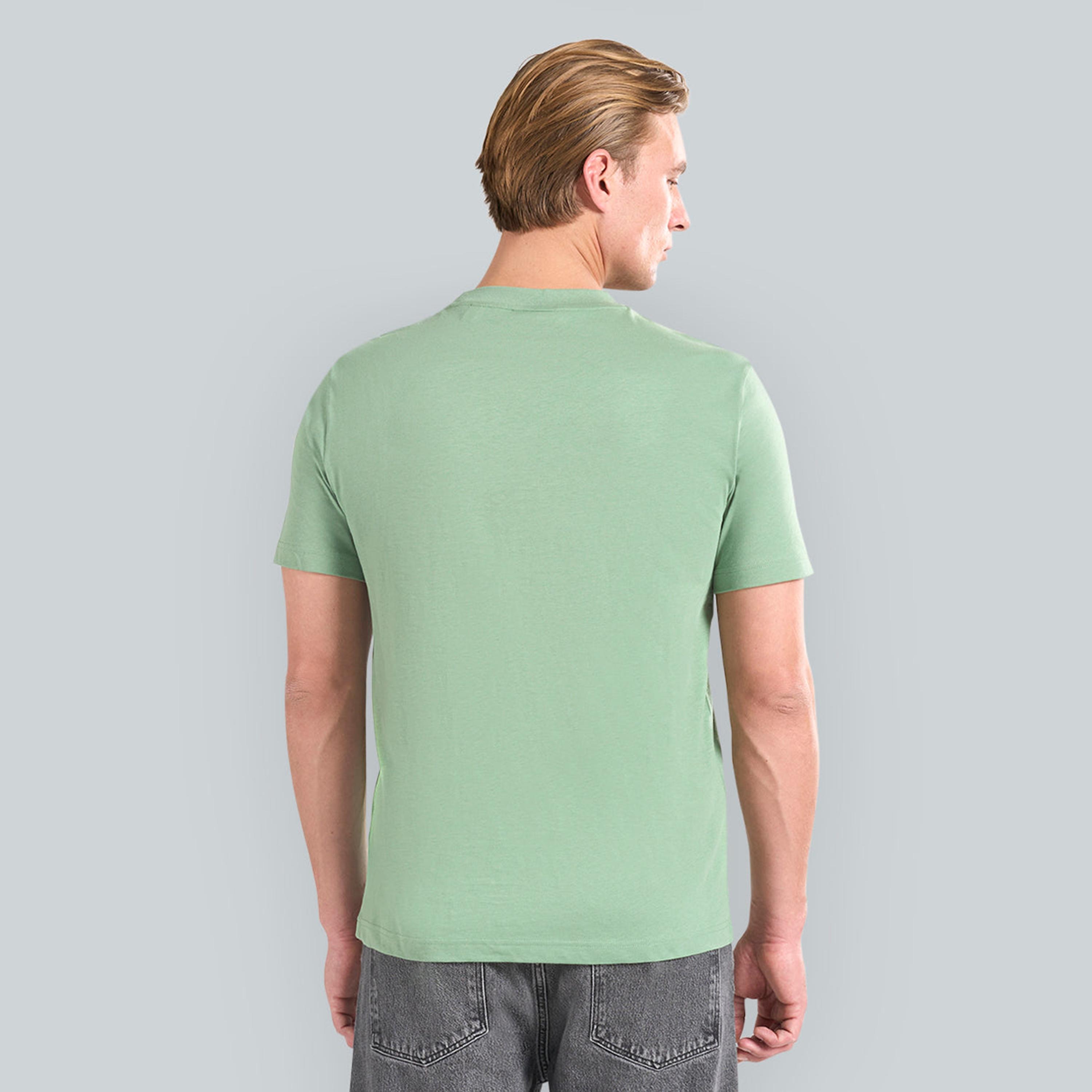 Gant Embroidered Logo Crew Neck Short Sleeves Men's T-Shirt-men-clothing-tshirtsandpolos-tshirts-image-8
