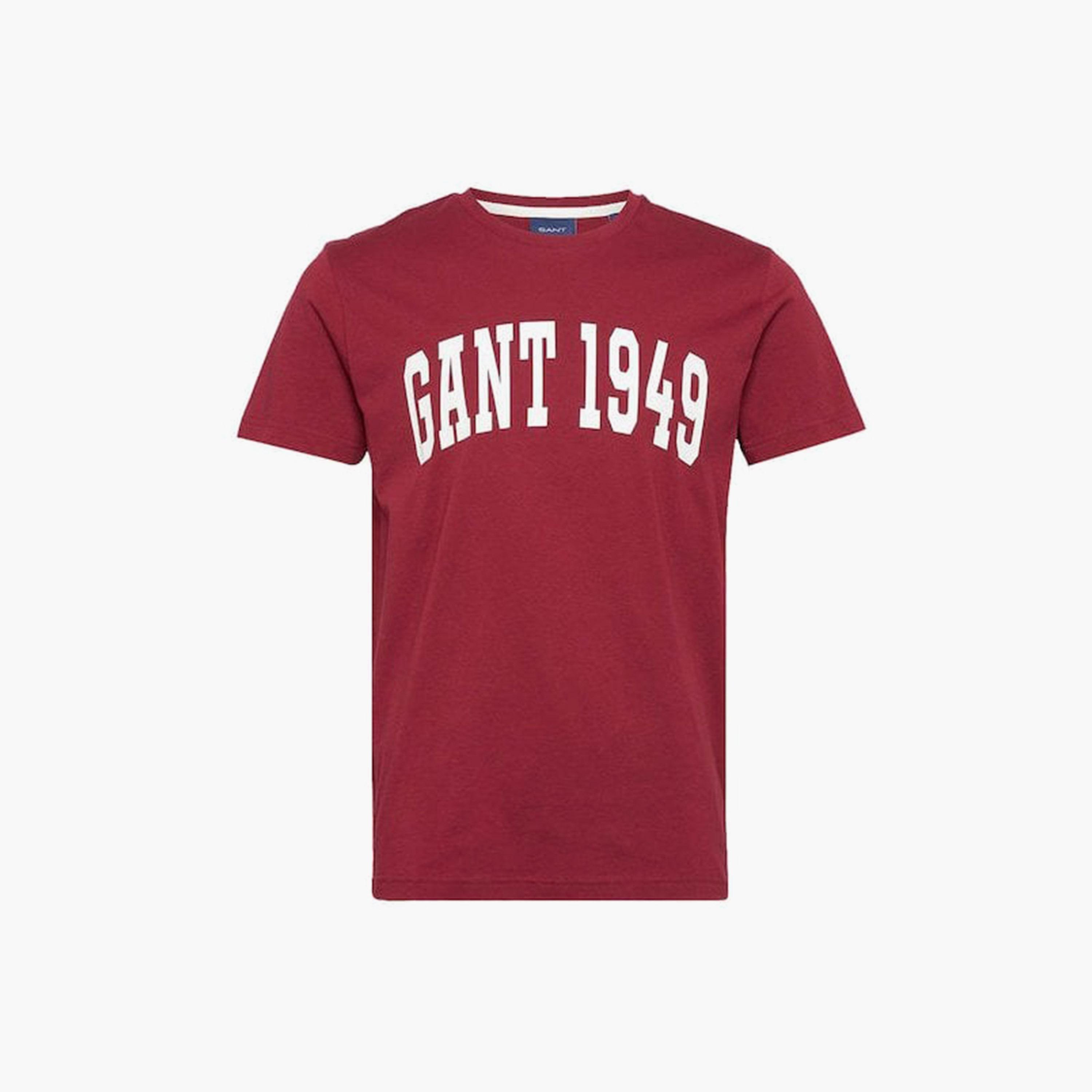 Gant Logo Print Crew Neck Short Sleeves T-Shirt-men-clothing-tshirtsandpolos-tshirts-image-1