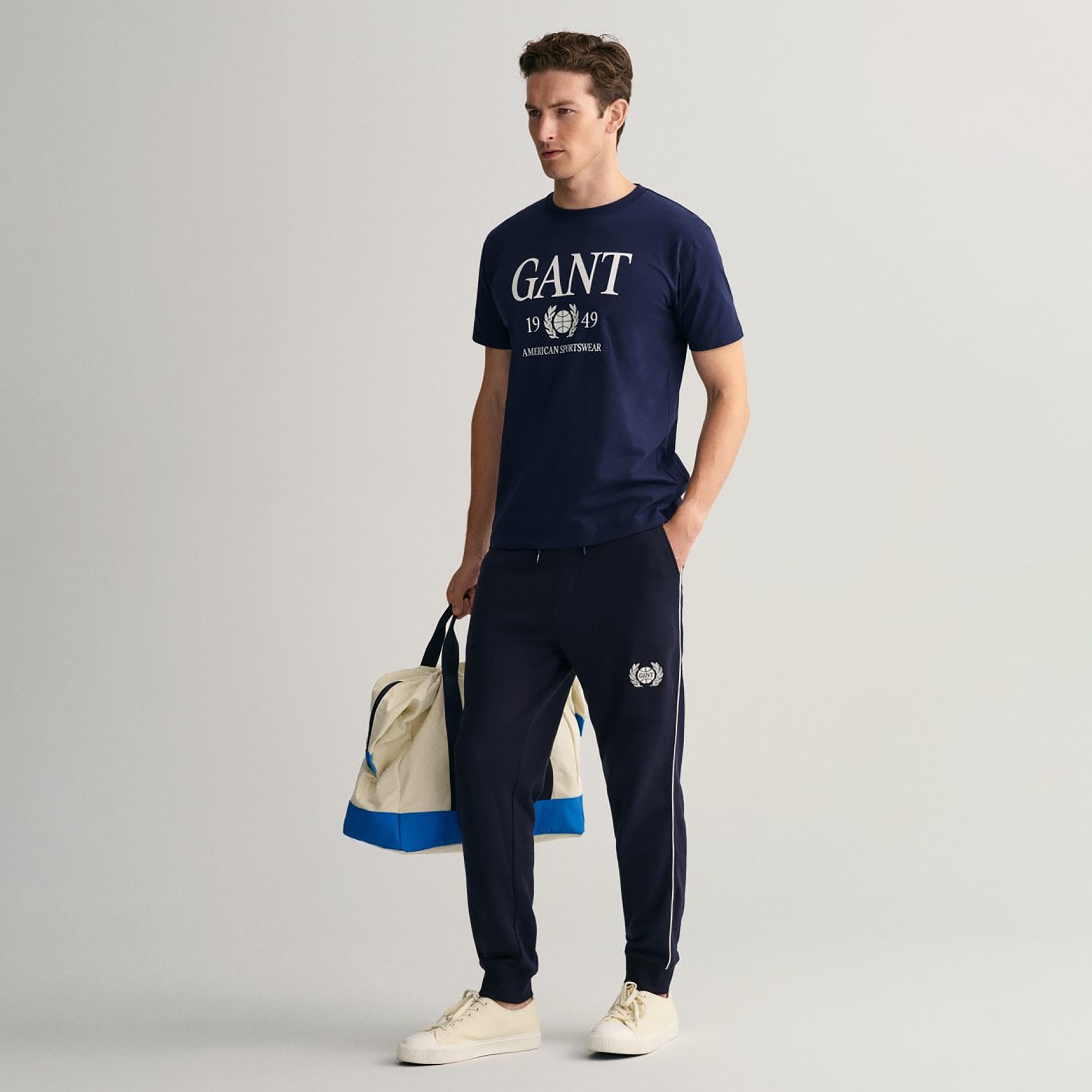 Gant Logo Print Crew Neck Short Sleeves T-Shirt-men-clothing-tshirtsandpolos-tshirts-image-2