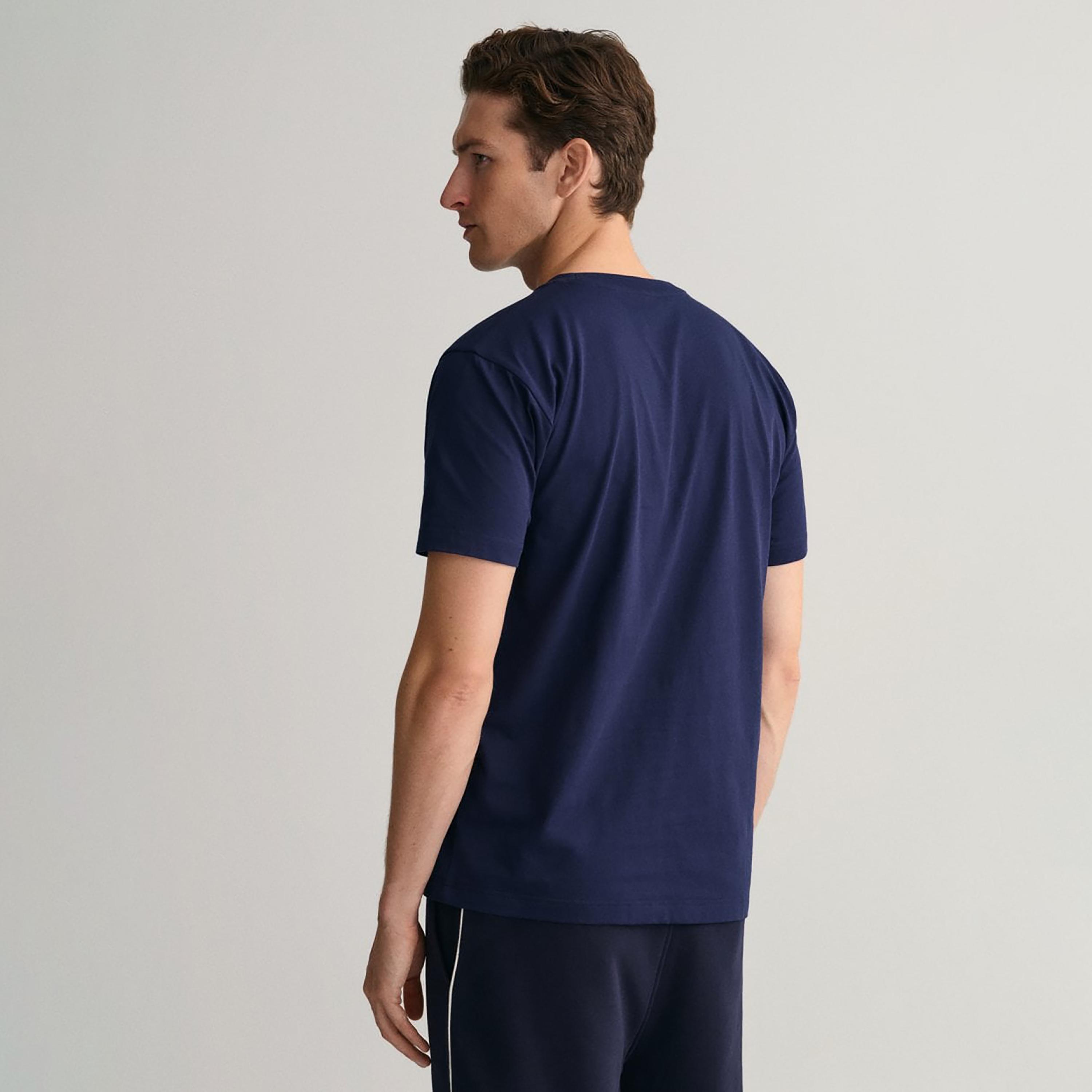 Gant Logo Print Crew Neck Short Sleeves T-Shirt-men-clothing-tshirtsandpolos-tshirts-image-4