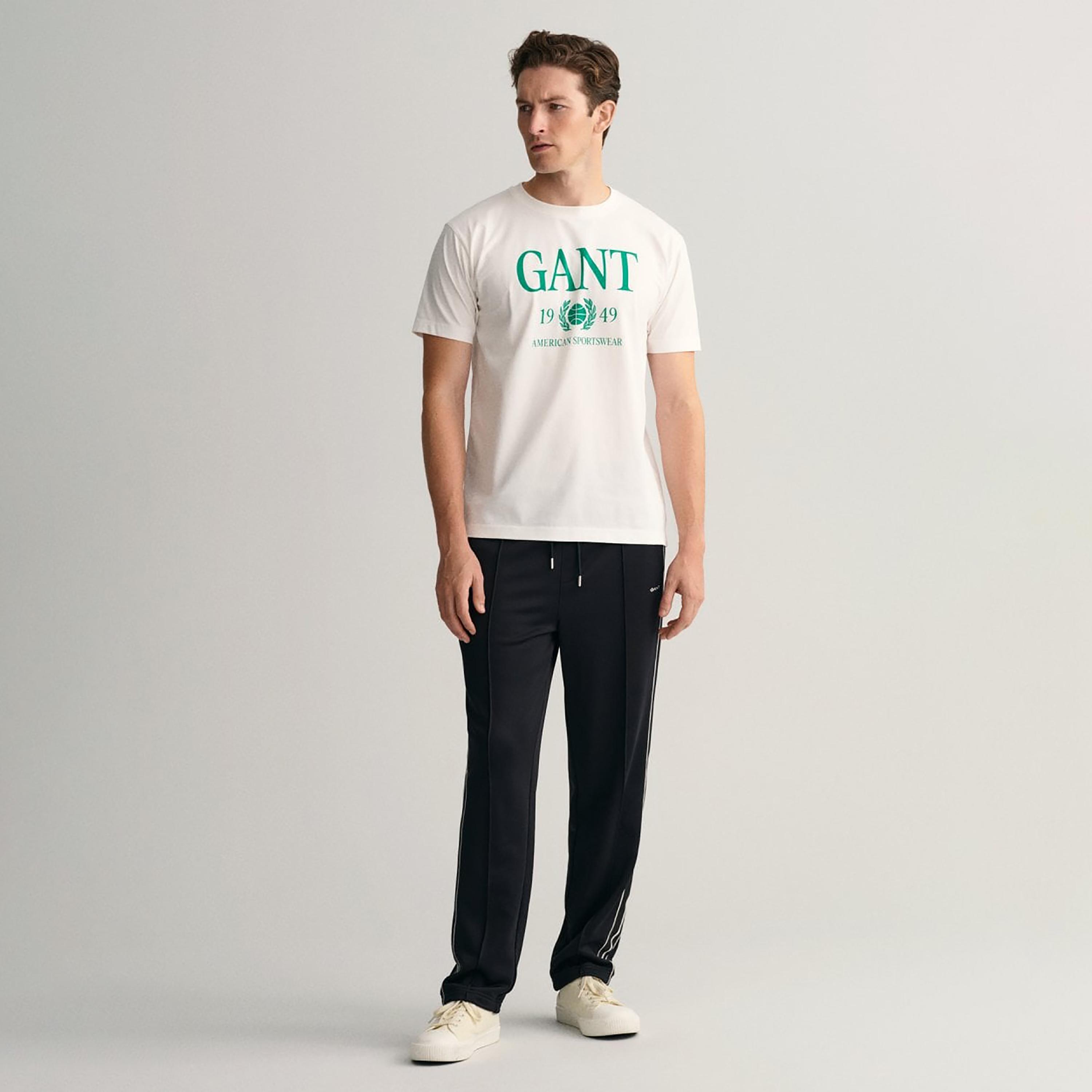 Gant Logo Print Crew Neck Short Sleeves T-Shirt-men-clothing-tshirtsandpolos-tshirts-image-2