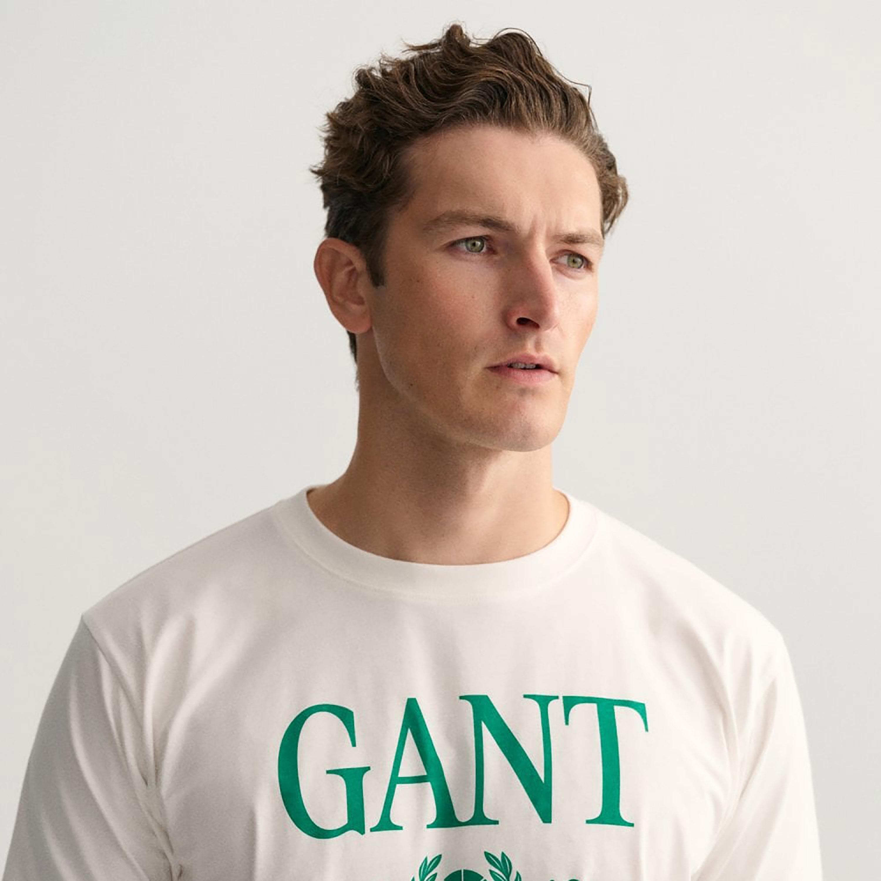 Gant Logo Print Crew Neck Short Sleeves T-Shirt-men-clothing-tshirtsandpolos-tshirts-image-3