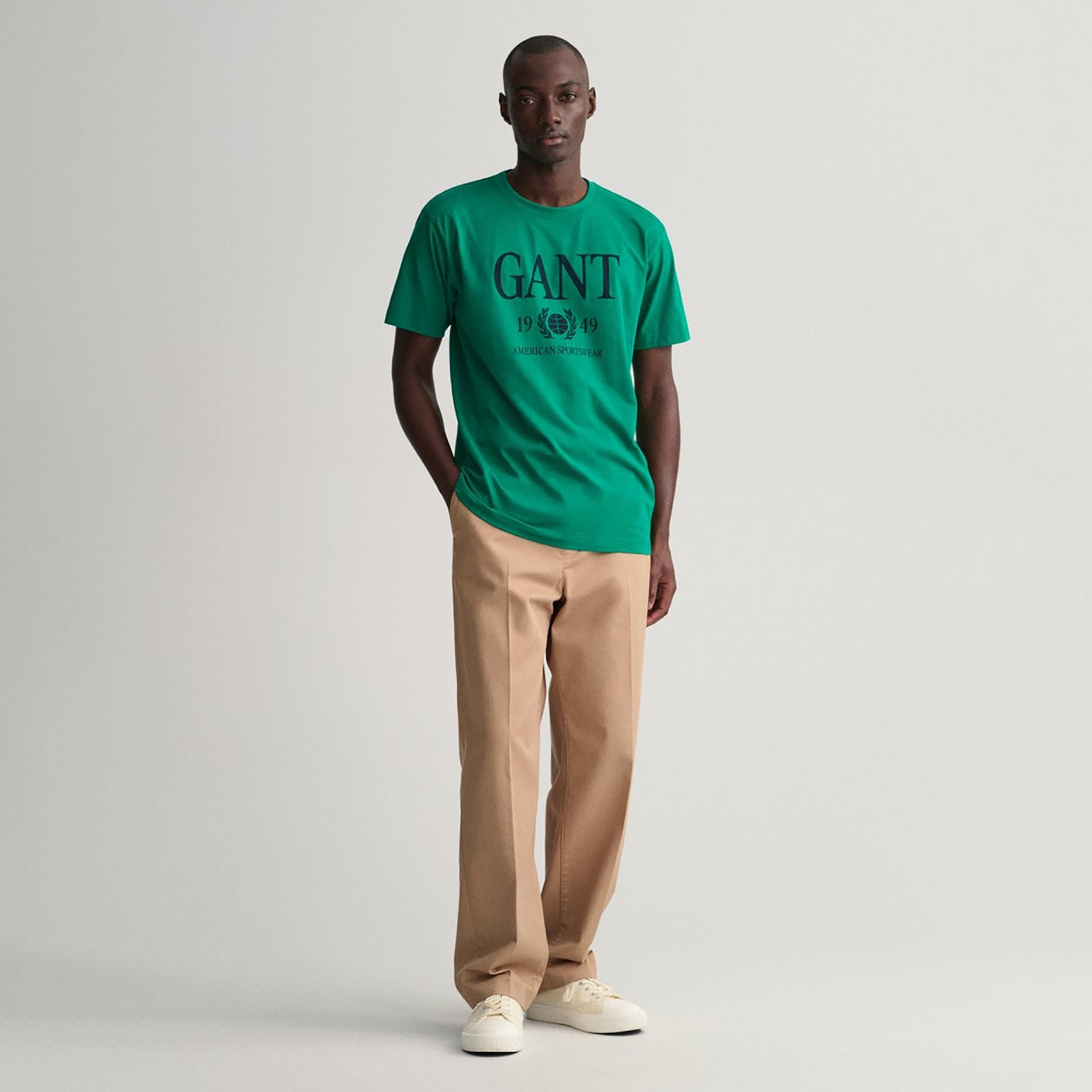 Gant Logo Print Crew Neck Short Sleeves T-Shirt-men-clothing-tshirtsandpolos-tshirts-image-2