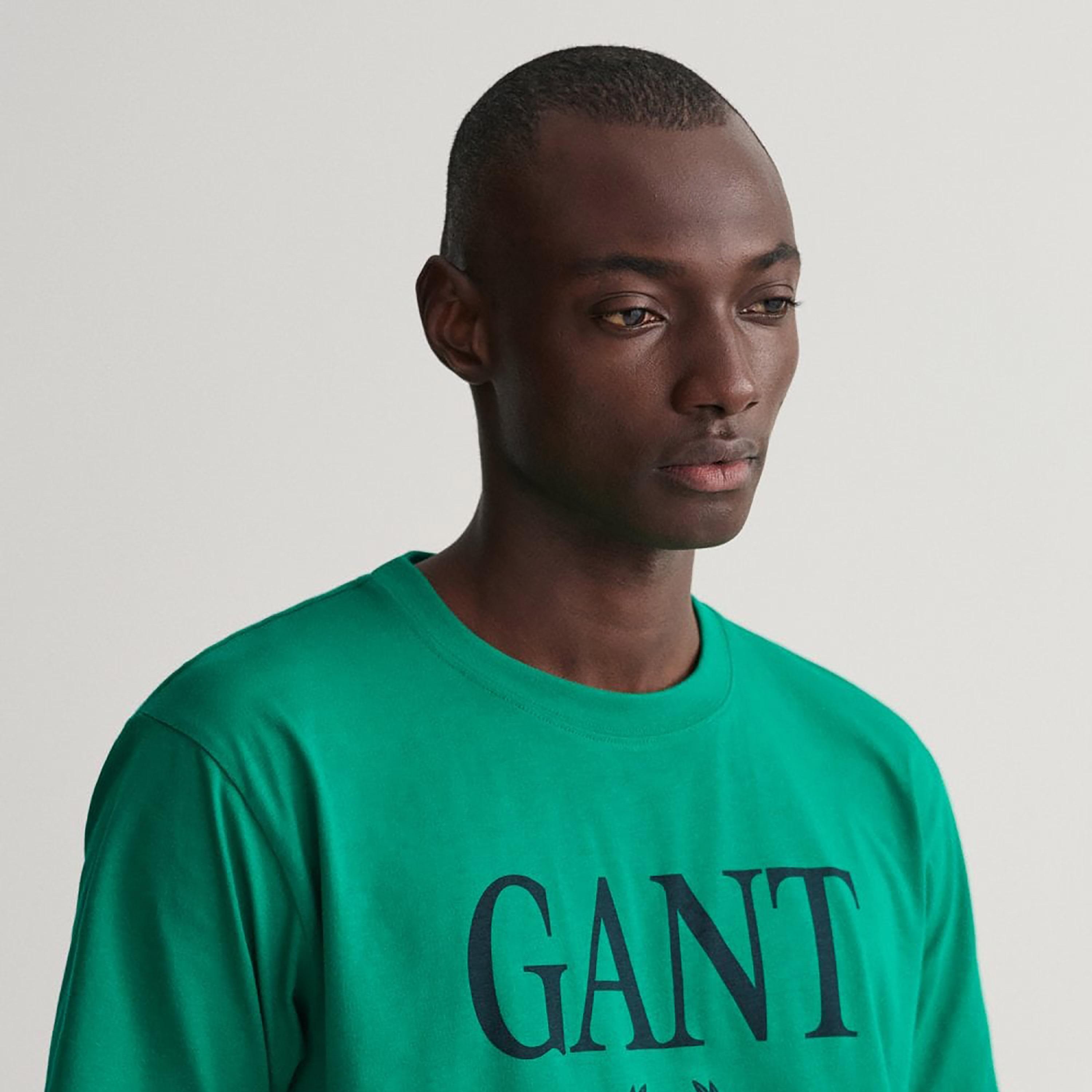 Gant Logo Print Crew Neck Short Sleeves T-Shirt-men-clothing-tshirtsandpolos-tshirts-image-3