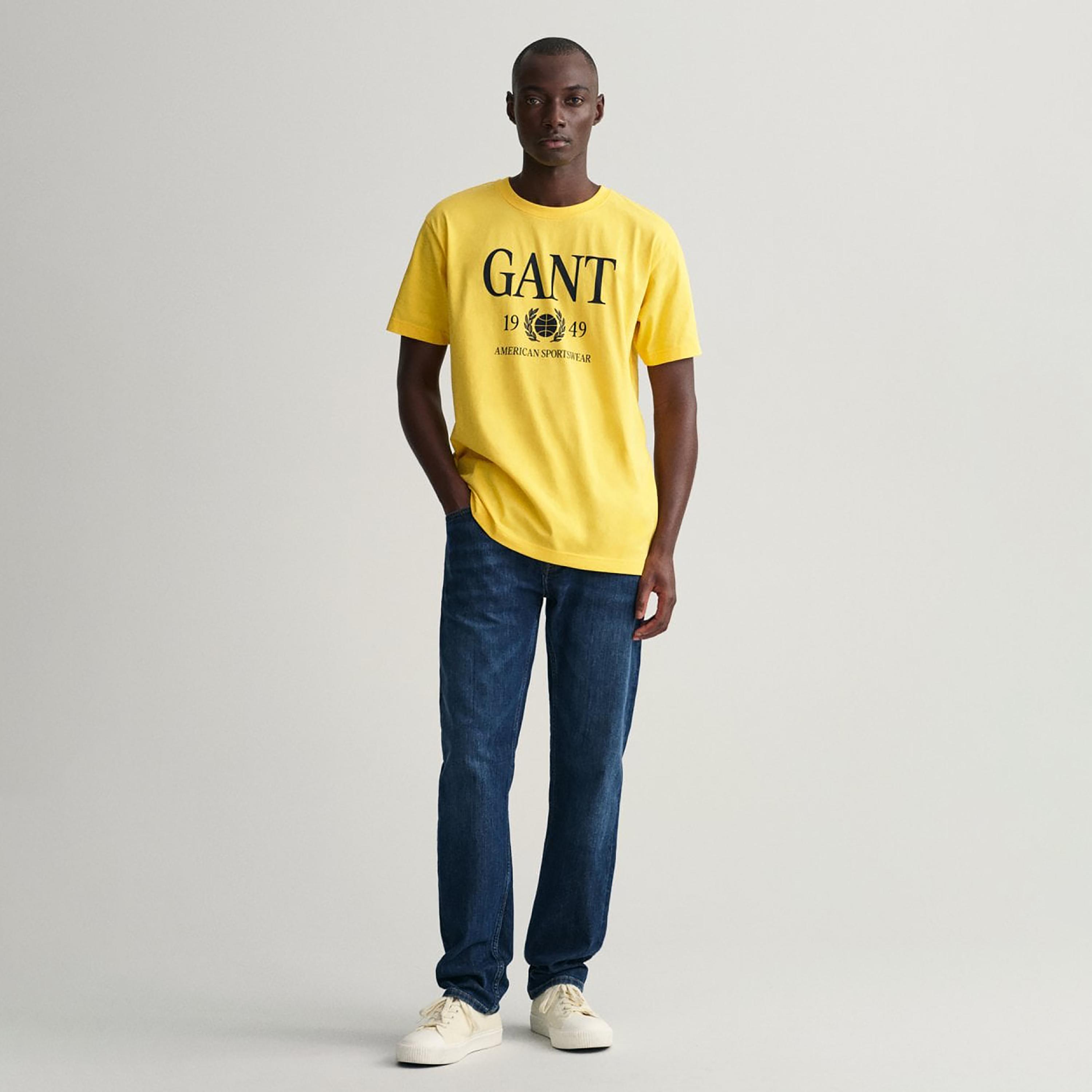 Gant Logo Print Crew Neck Short Sleeves T-Shirt-men-clothing-tshirtsandpolos-tshirts-image-2