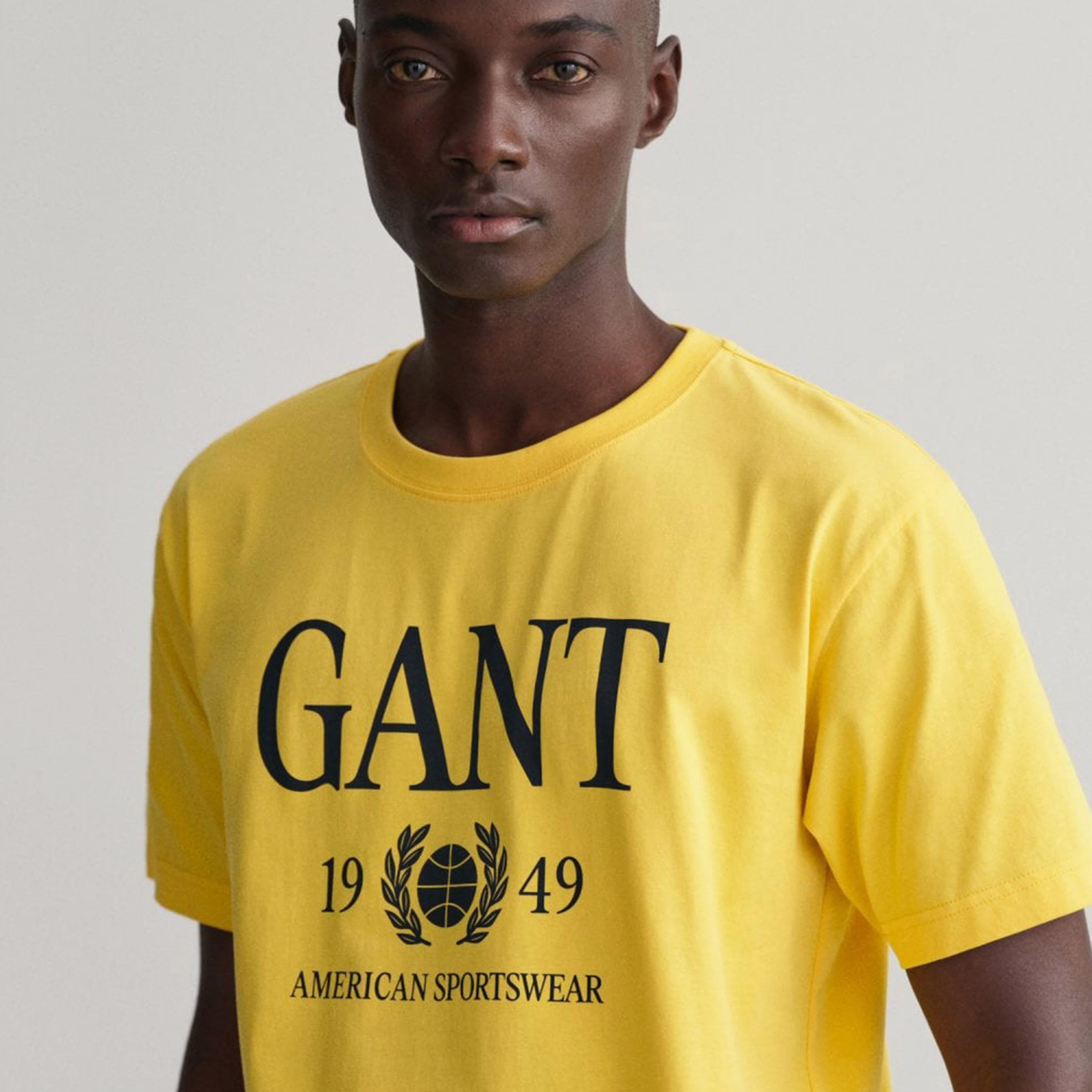 Gant Logo Print Crew Neck Short Sleeves T-Shirt-men-clothing-tshirtsandpolos-tshirts-image-3