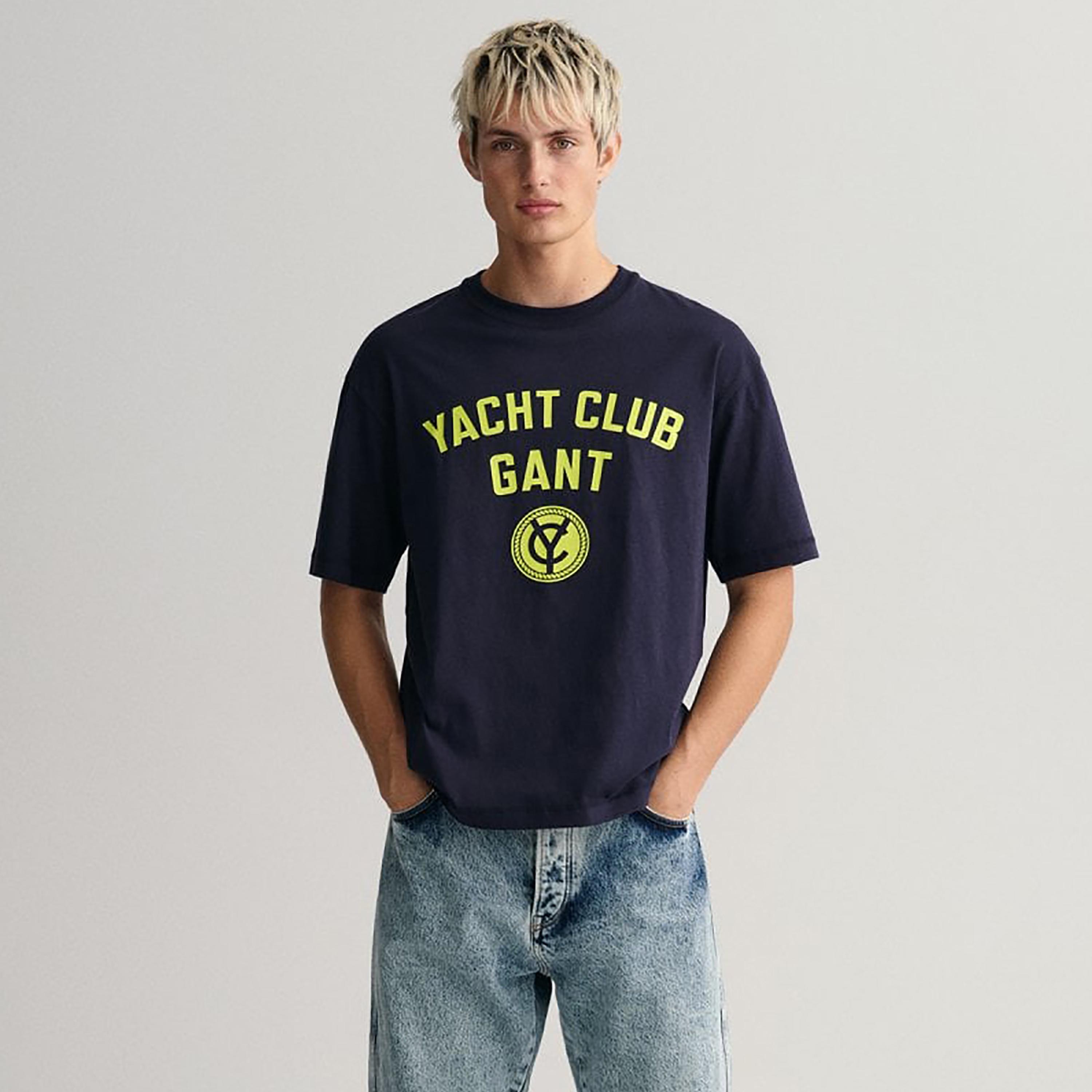 تي-شيرت من جانت مطبوعة بأكمام قصيرة ورقبة دائرية-men-clothing-tshirtsandpolos-tshirts-image-1