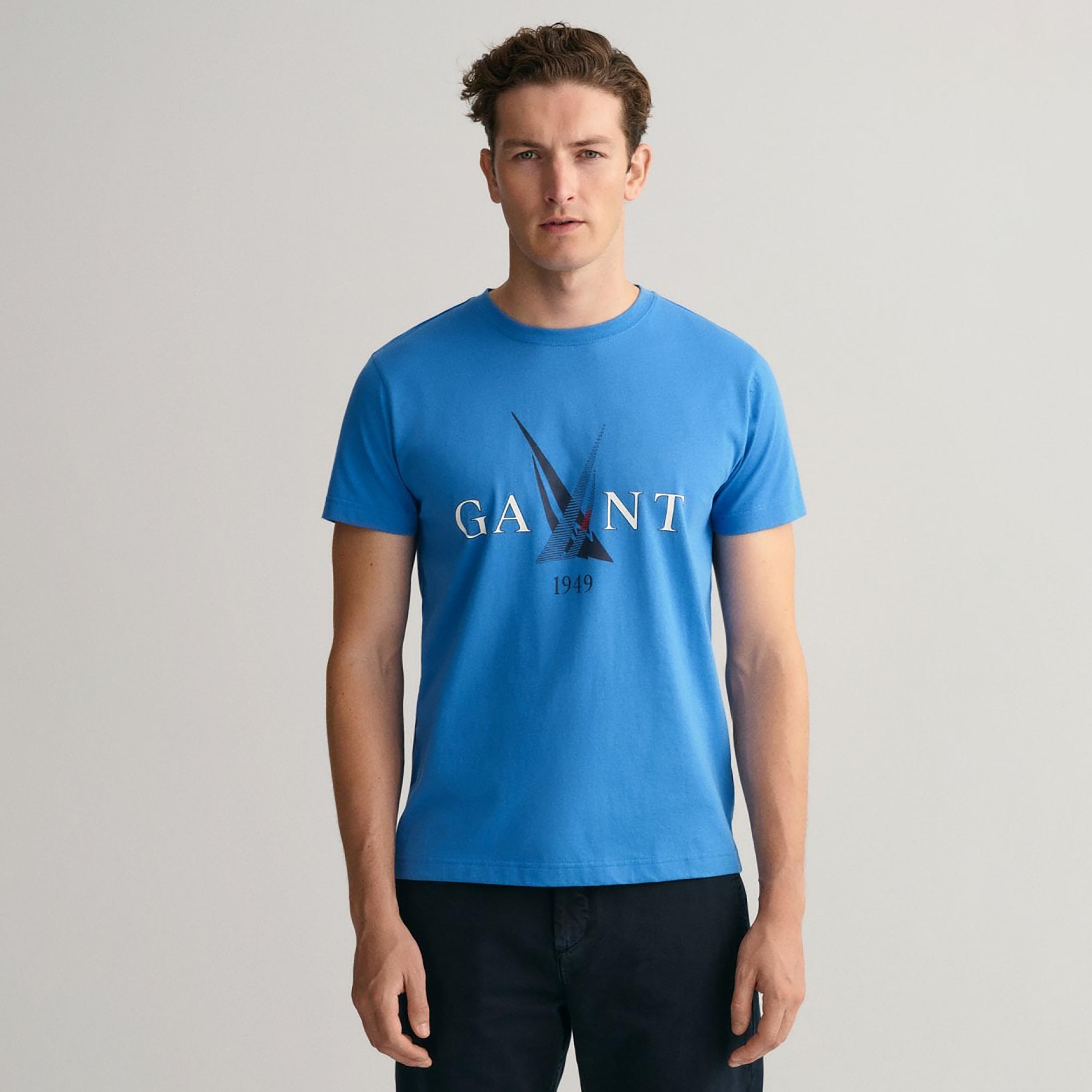 Gant Graphic Crew Neck Short Sleeves T-Shirt-men-clothing-tshirtsandpolos-tshirts-image-1