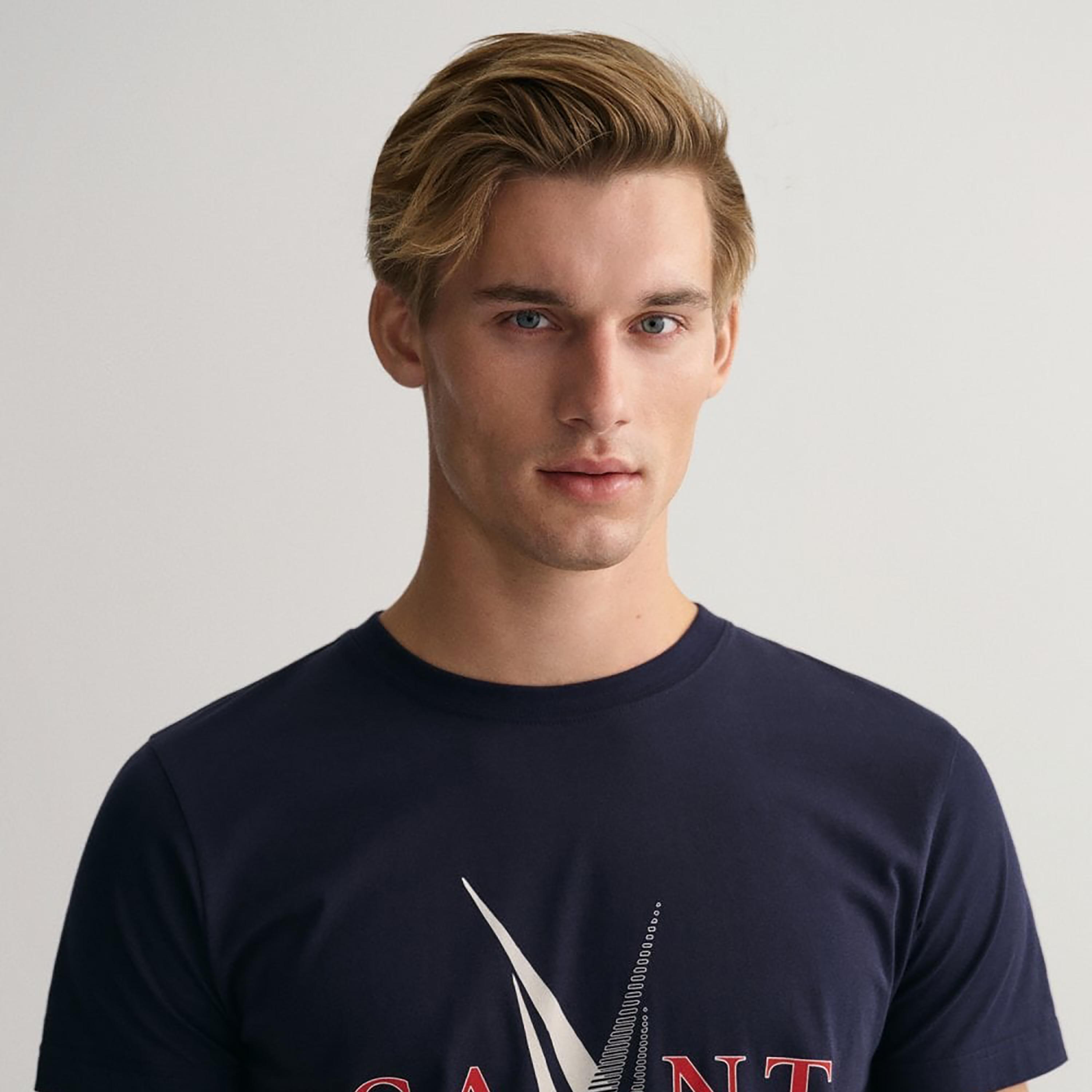 Gant Graphic Crew Neck Short Sleeves T-Shirt-men-clothing-tshirtsandpolos-tshirts-image-3