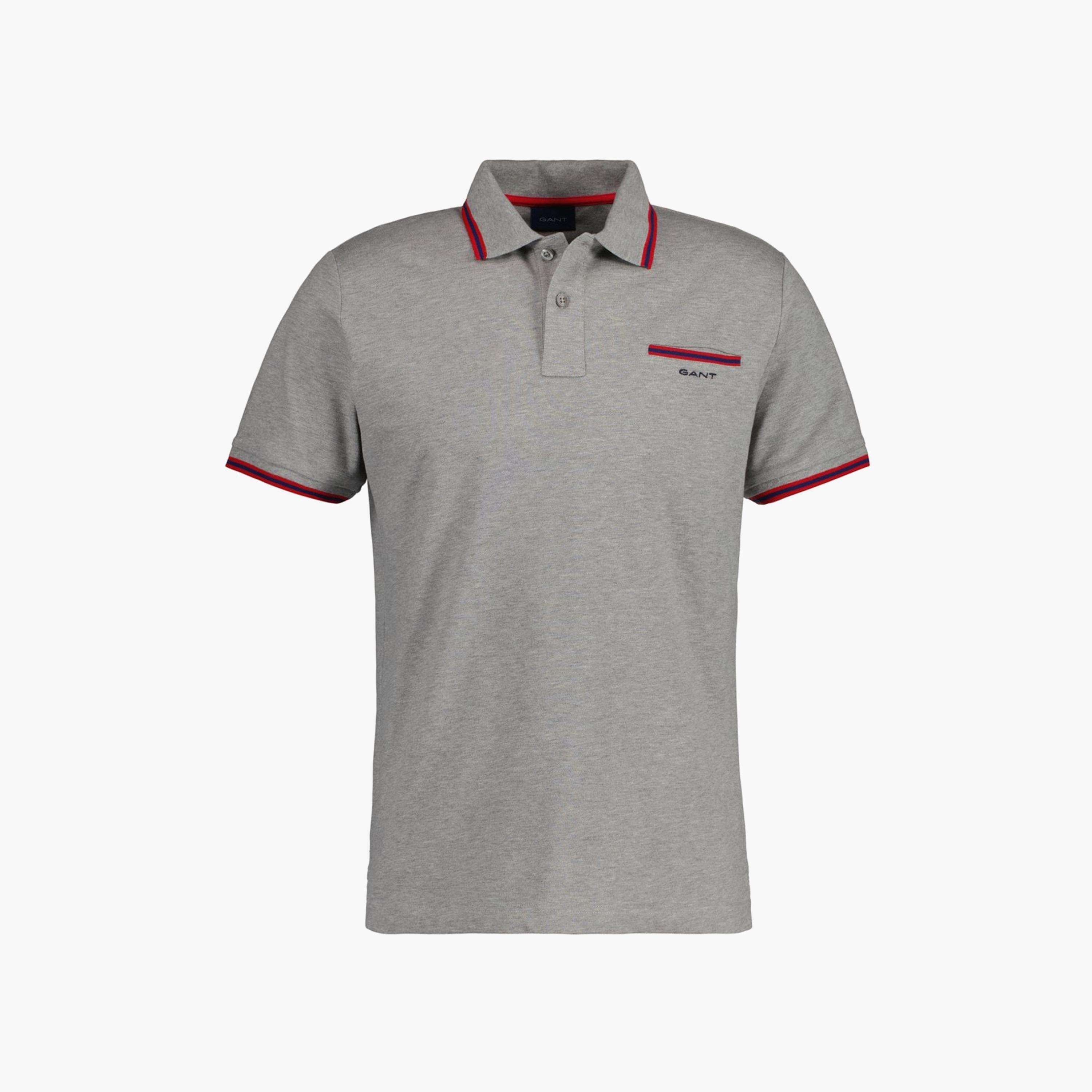 Gant Plain Collared Short Sleeves T-Shirt-men-clothing-tshirtsandpolos-polos-image-1
