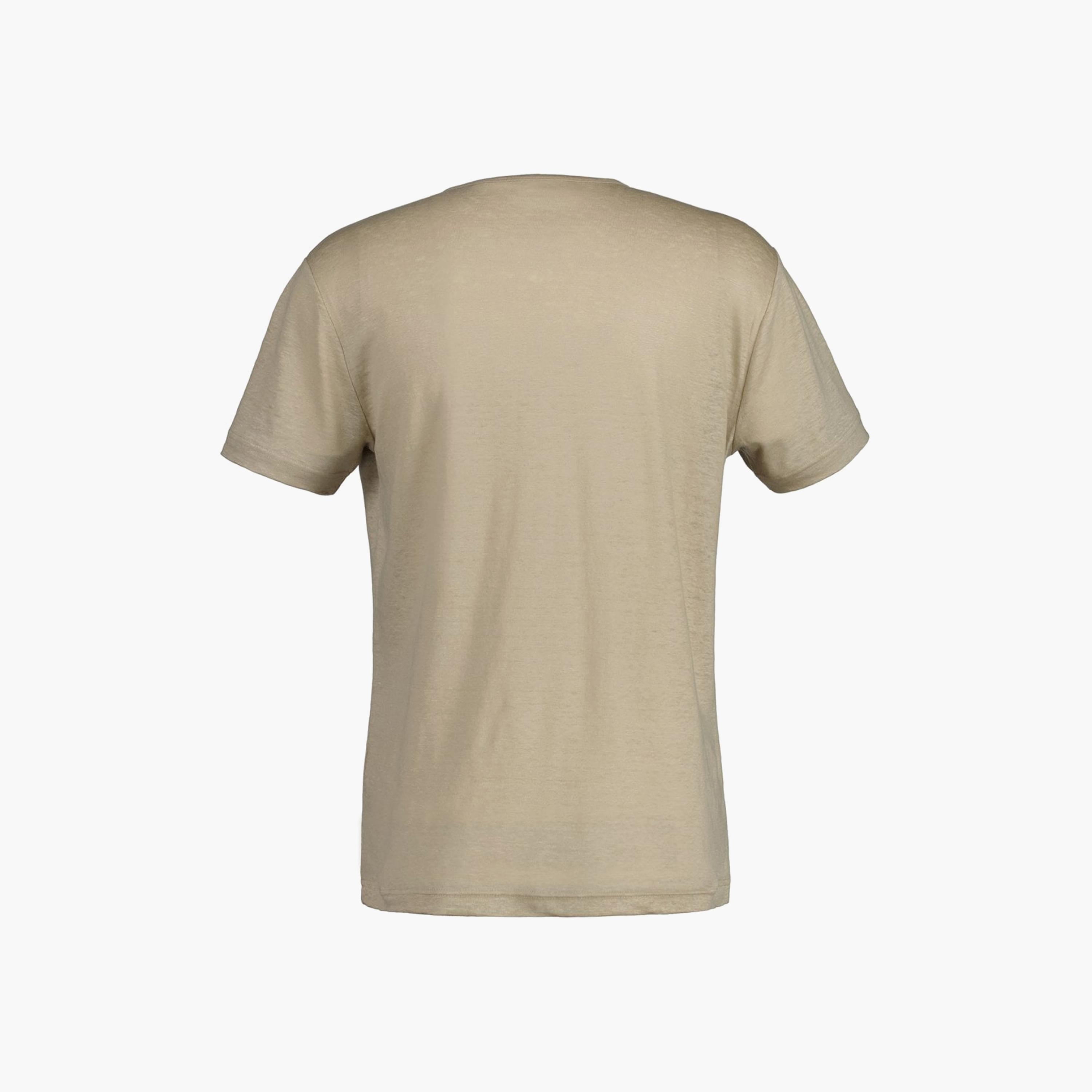 تي-شيرت جانت سادة بياقة دائرية وأكمام قصيرة-men-clothing-tshirtsandpolos-tshirts-image-1