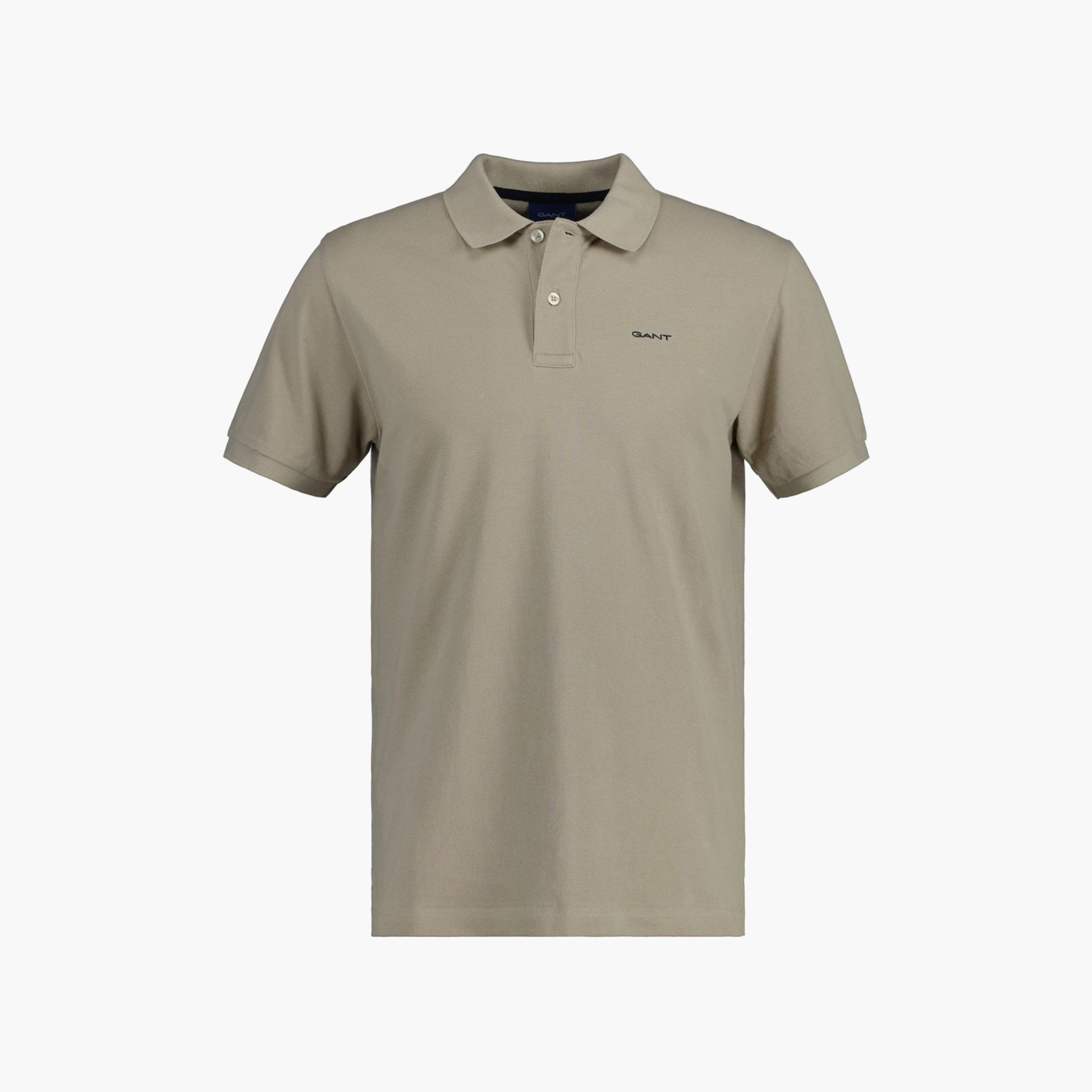 Gant Logo Detail Collared Short Sleeves Polo T-Shirt-men-clothing-tshirtsandpolos-polos-image-1