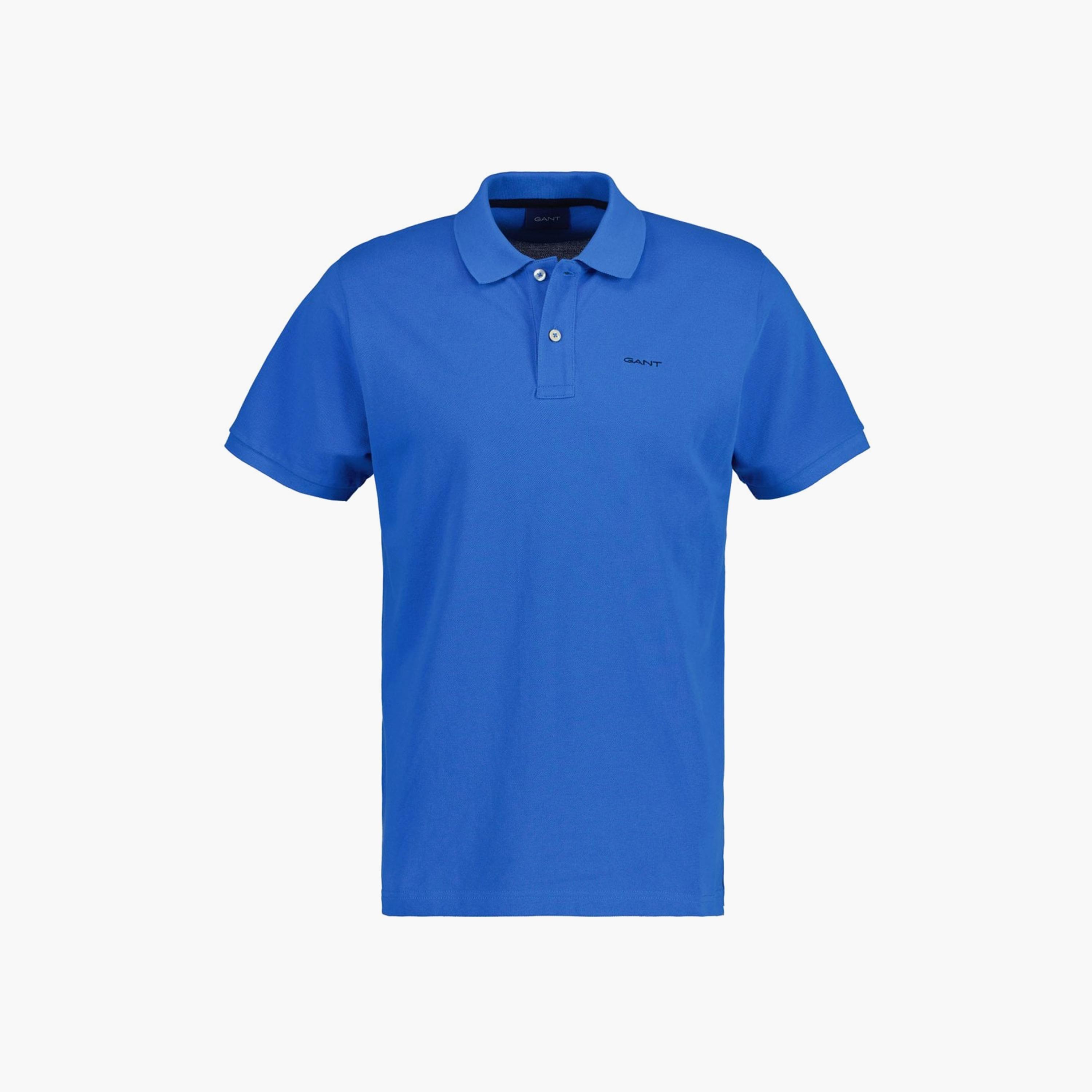 Gant Logo Detail Collared Short Sleeves Polo T-Shirt-men-clothing-tshirtsandpolos-polos-image-1