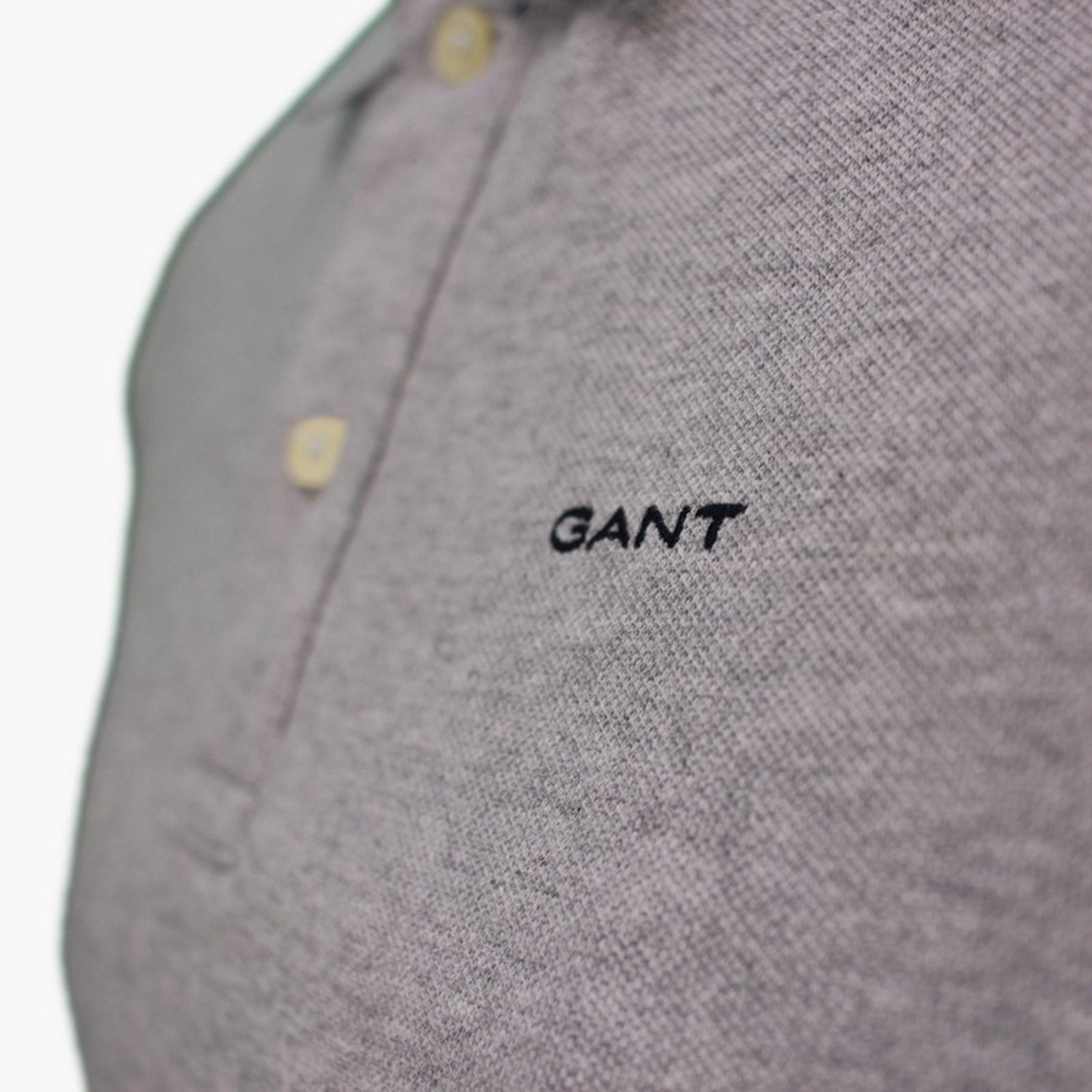 Gant Logo Detail Collared Short Sleeves Polo T-Shirt-men-clothing-tshirtsandpolos-polos-image-2