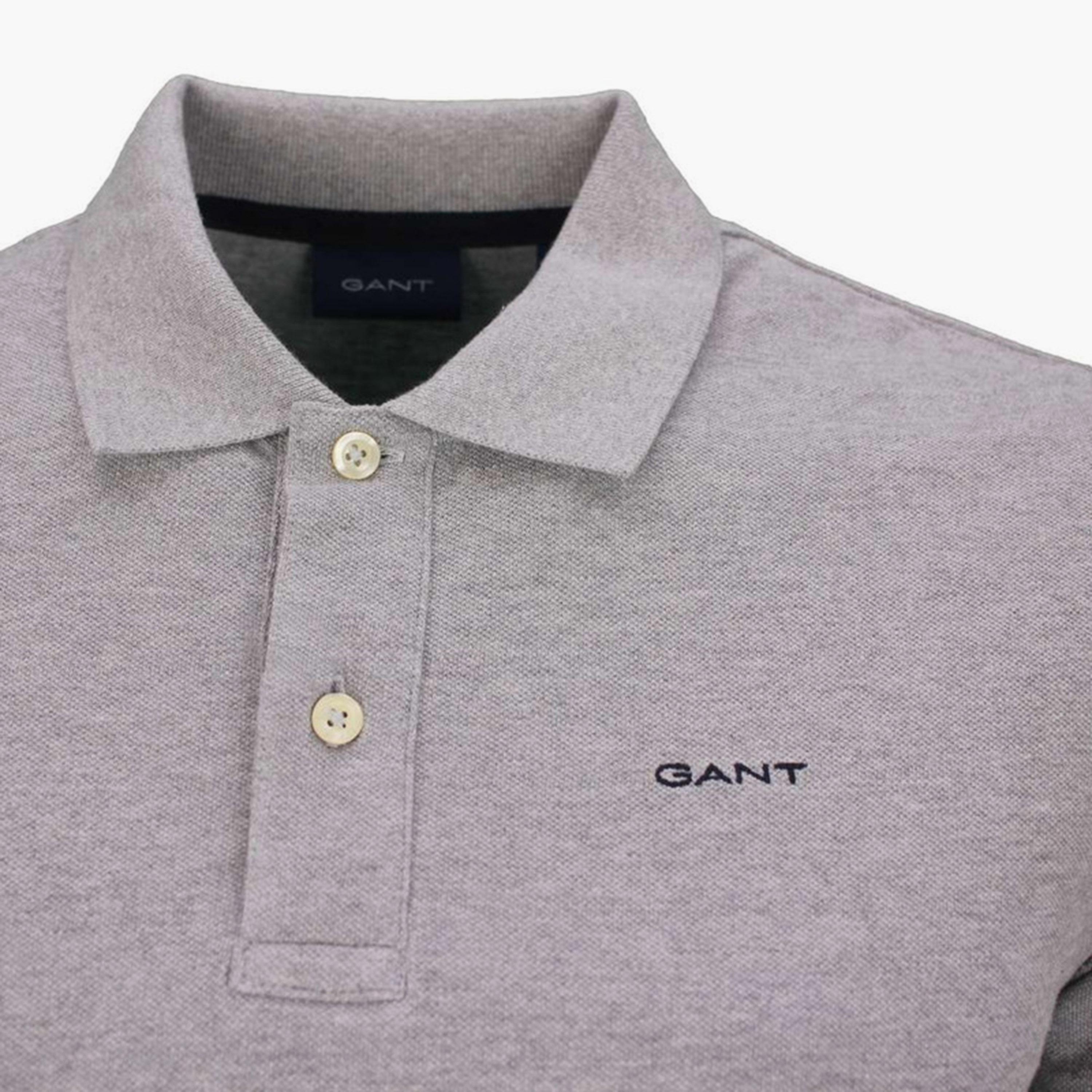 Gant Logo Detail Collared Short Sleeves Polo T-Shirt-men-clothing-tshirtsandpolos-polos-image-3