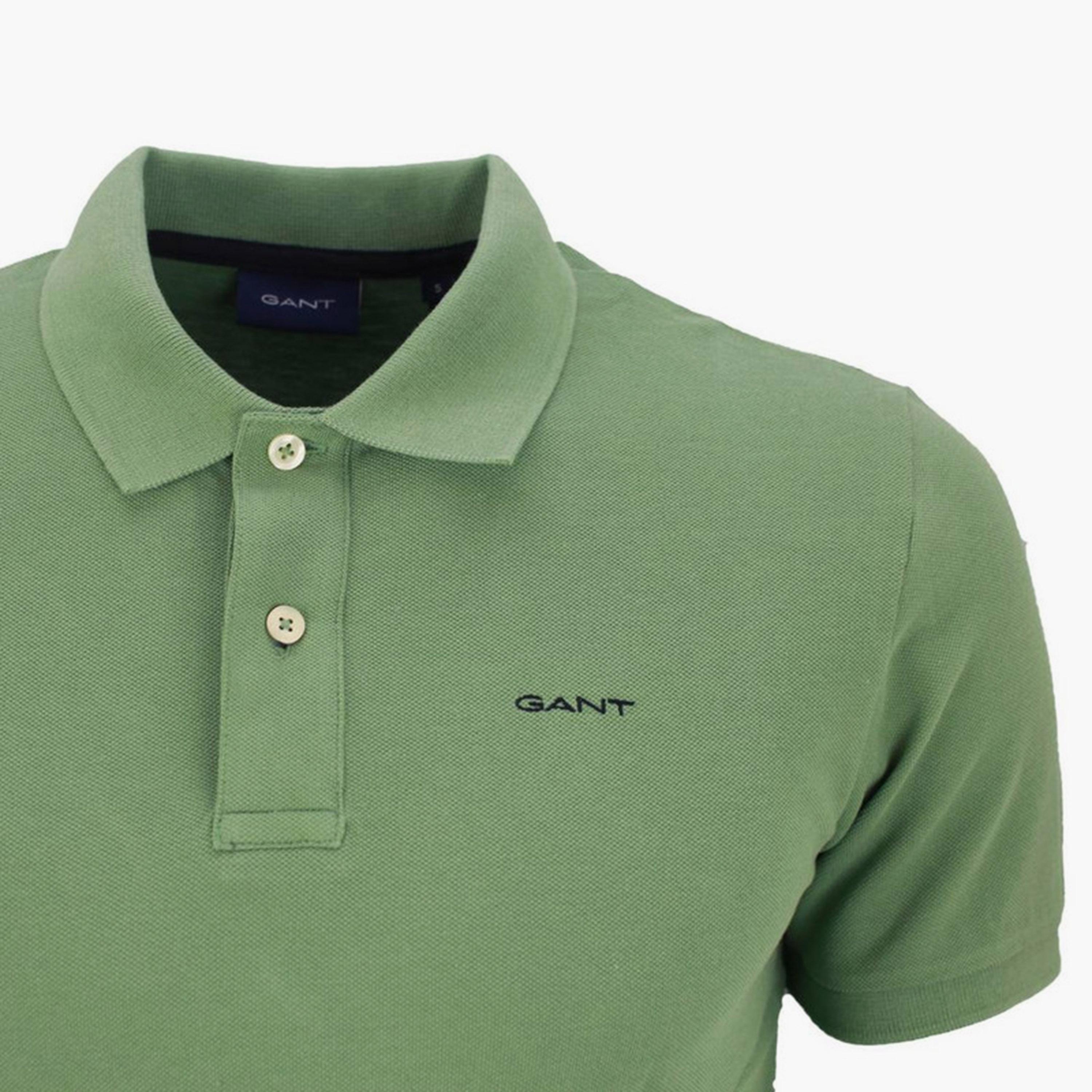 Gant Logo Detail Collared Short Sleeves Polo T-Shirt-men-clothing-tshirtsandpolos-polos-image-3