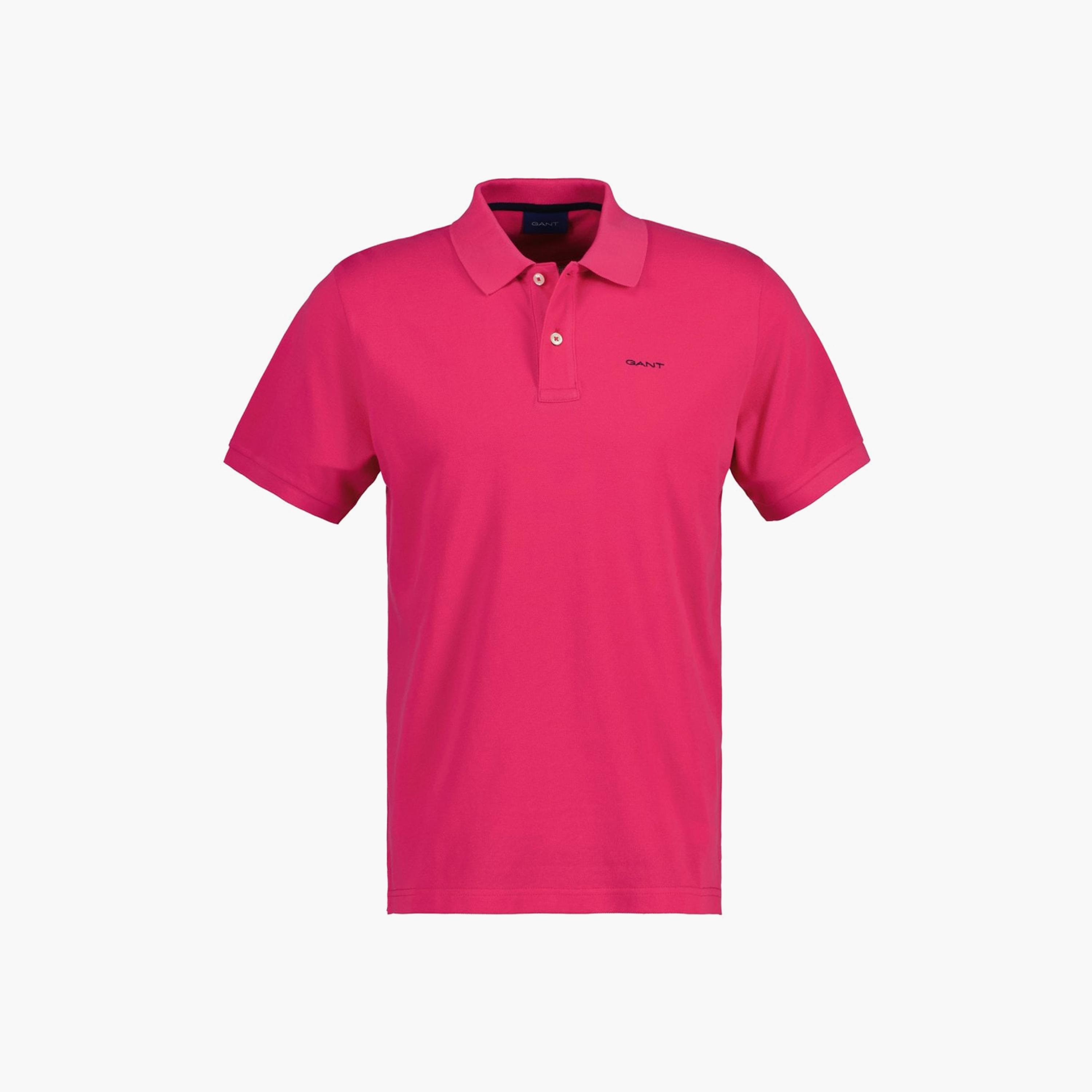 Gant Logo Detail Collared Short Sleeves Polo T-Shirt-men-clothing-tshirtsandpolos-polos-image-1