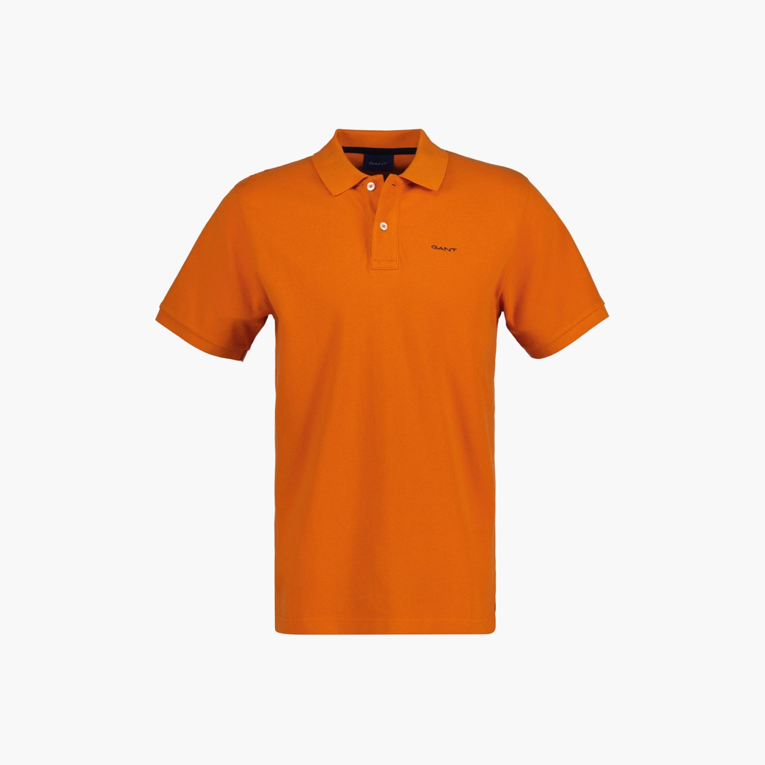 Gant Logo Detail Collared Short Sleeves Polo T-Shirt-men-clothing-tshirtsandpolos-polos-image-1