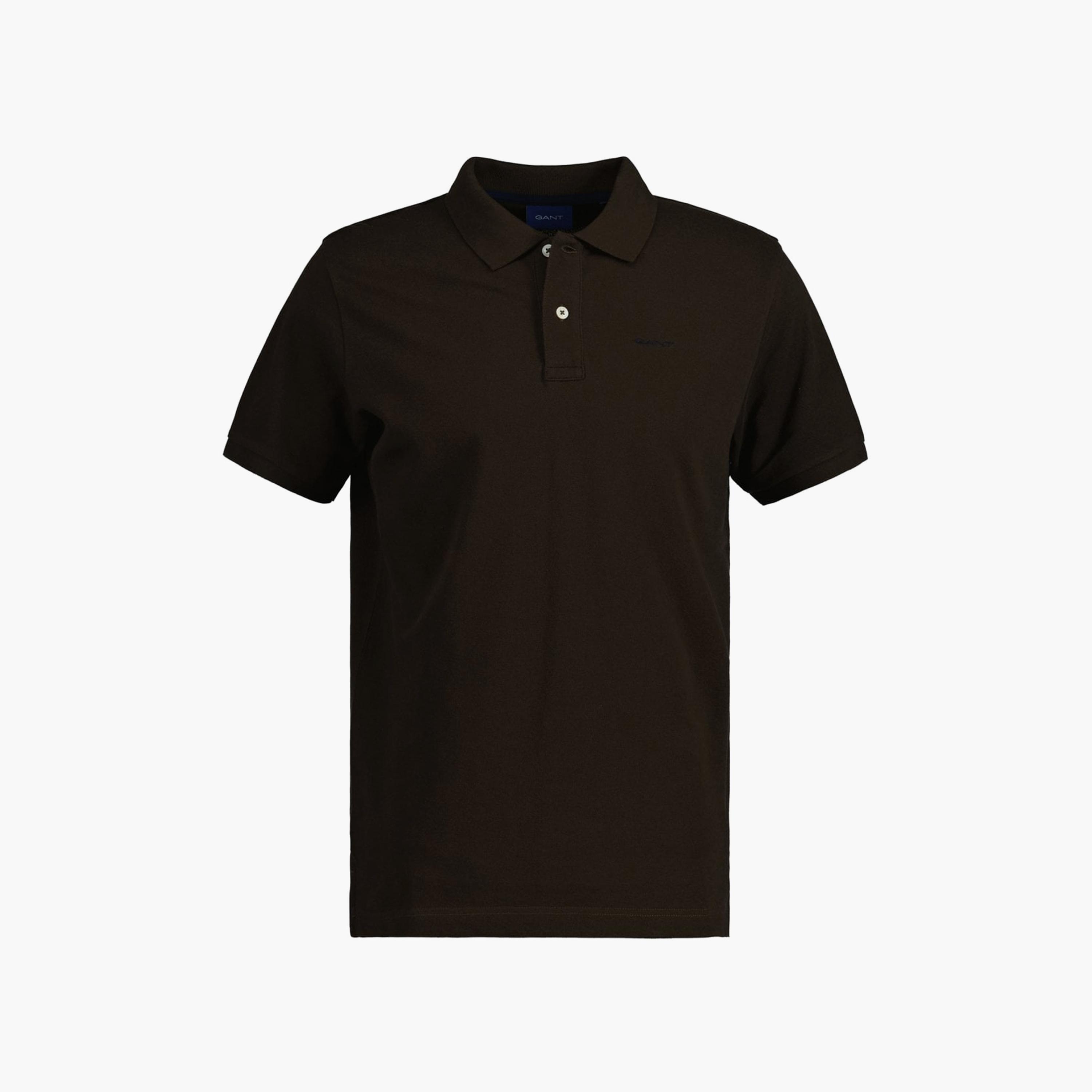 Gant Logo Detail Collared Short Sleeves Polo T-Shirt-men-clothing-tshirtsandpolos-polos-image-1