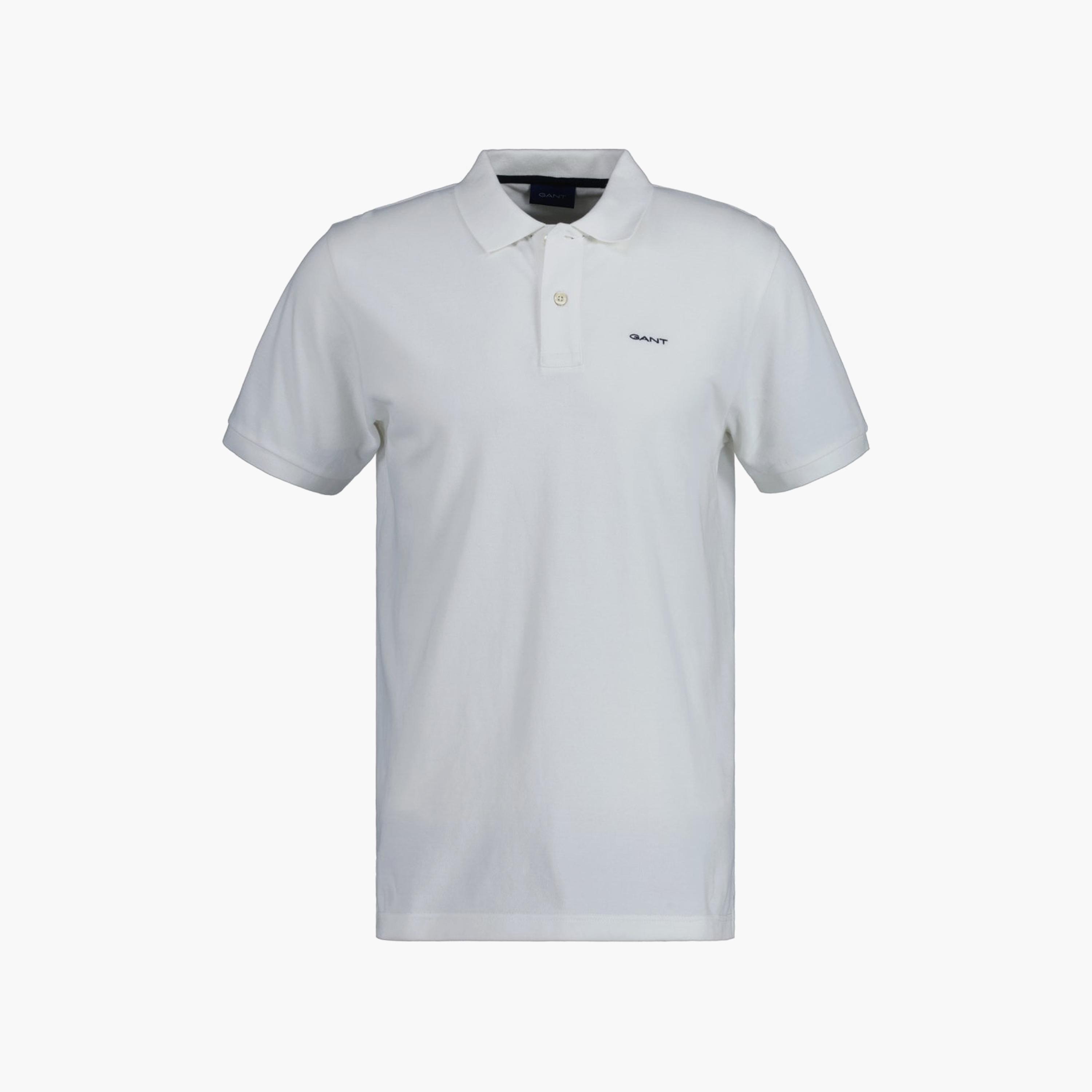 Gant Logo Detail Collared Short Sleeves Polo T-Shirt-men-clothing-tshirtsandpolos-polos-image-1