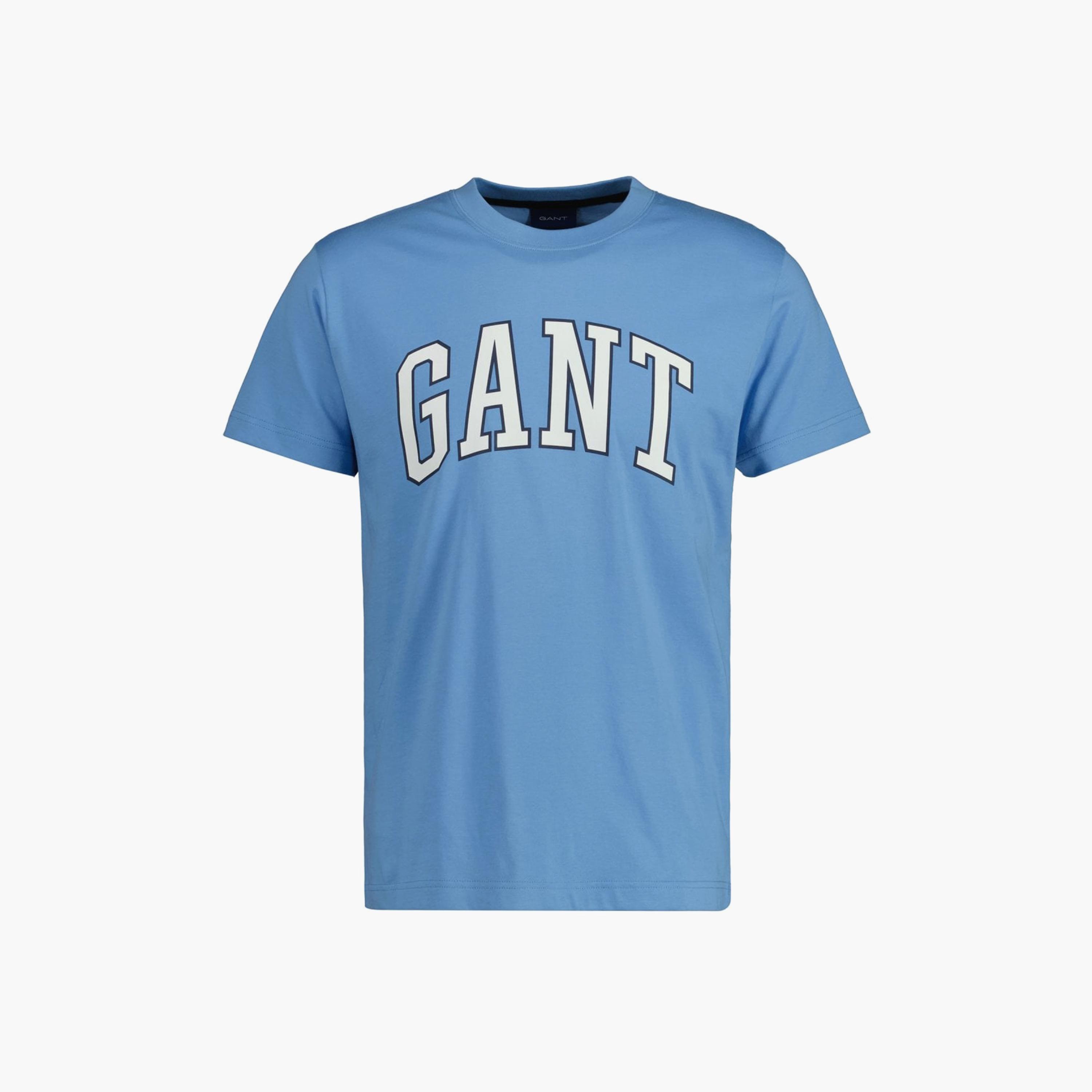 تي-شيرت من جانت لوجو طباعة طاقم الرقبة بأكمام قصيرة ورقبة دائرية-men-clothing-tshirtsandpolos-tshirts-image-1