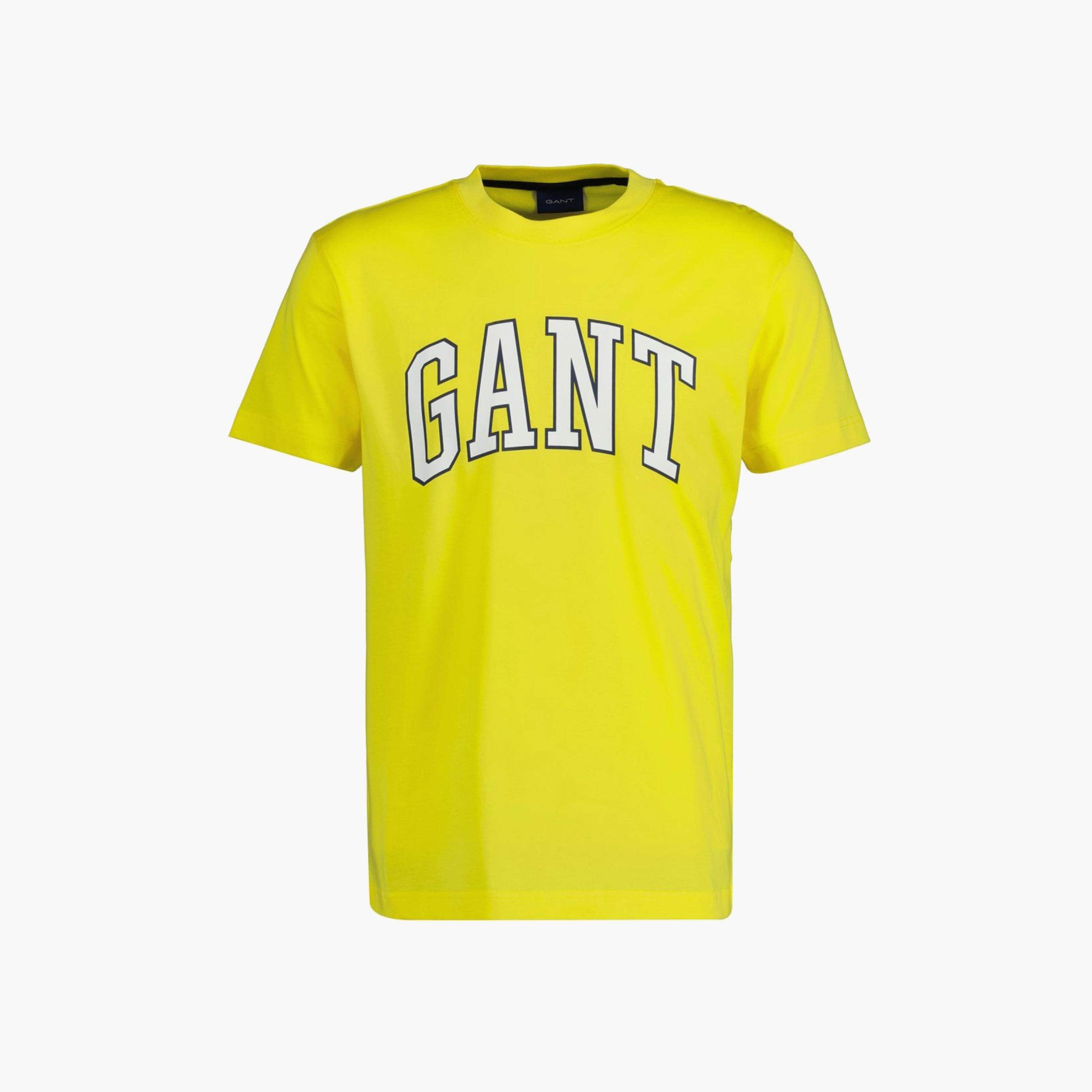 Gant Logo Print Crew Neck Short Sleeves T-Shirt-men-clothing-tshirtsandpolos-tshirts-image-1