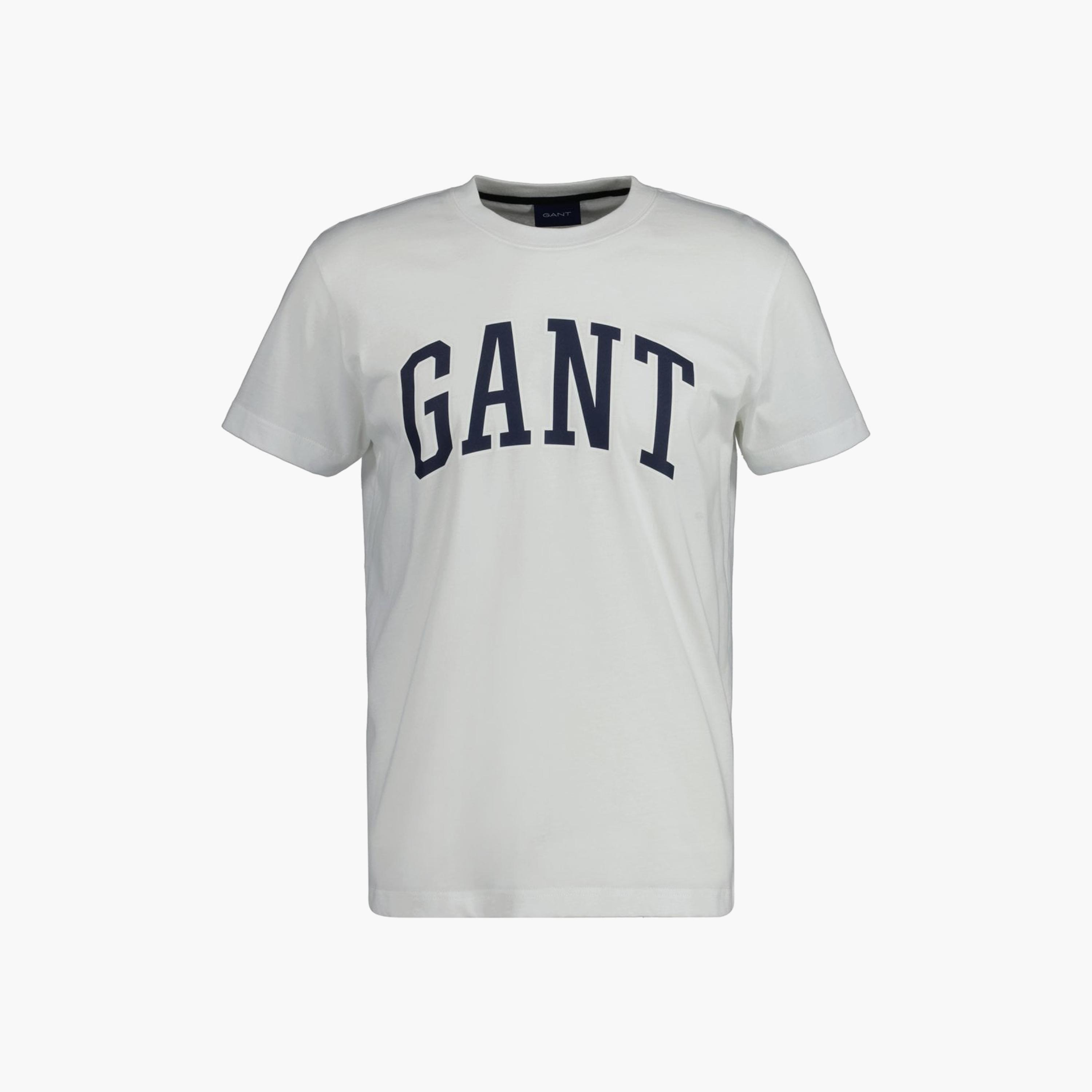 Gant Logo Print Crew Neck Short Sleeves T-Shirt-men-clothing-tshirtsandpolos-tshirts-image-1