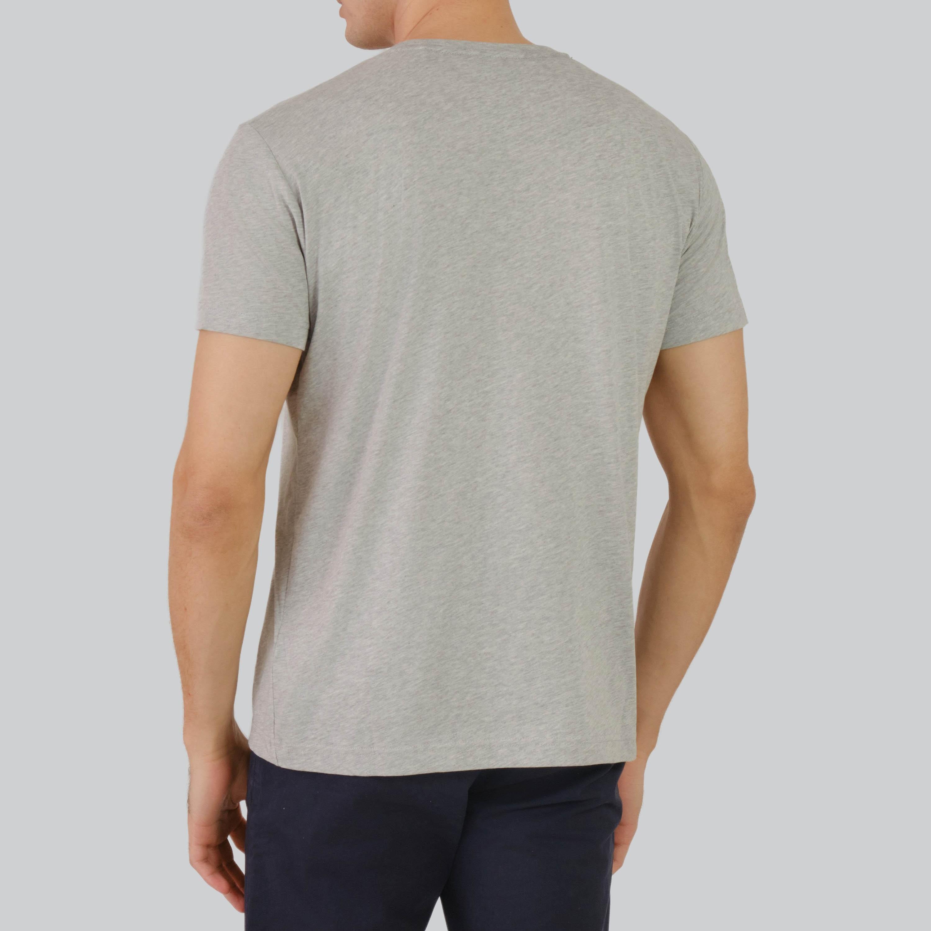 Gant Plain Round Neck Short Sleeves Men's T-Shirt-men-clothing-tshirtsandpolos-tshirts-image-3