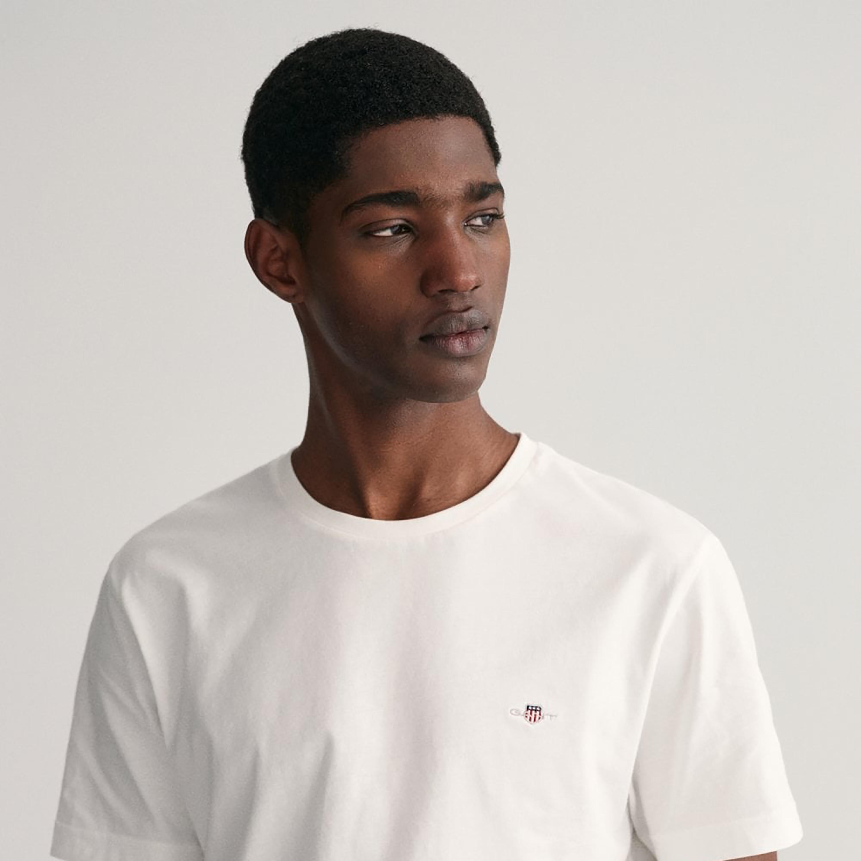 تي-شيرت جانت لوجو بأكمام قصيرة وياقة دائرية-men-clothing-tshirtsandpolos-tshirts-image-3