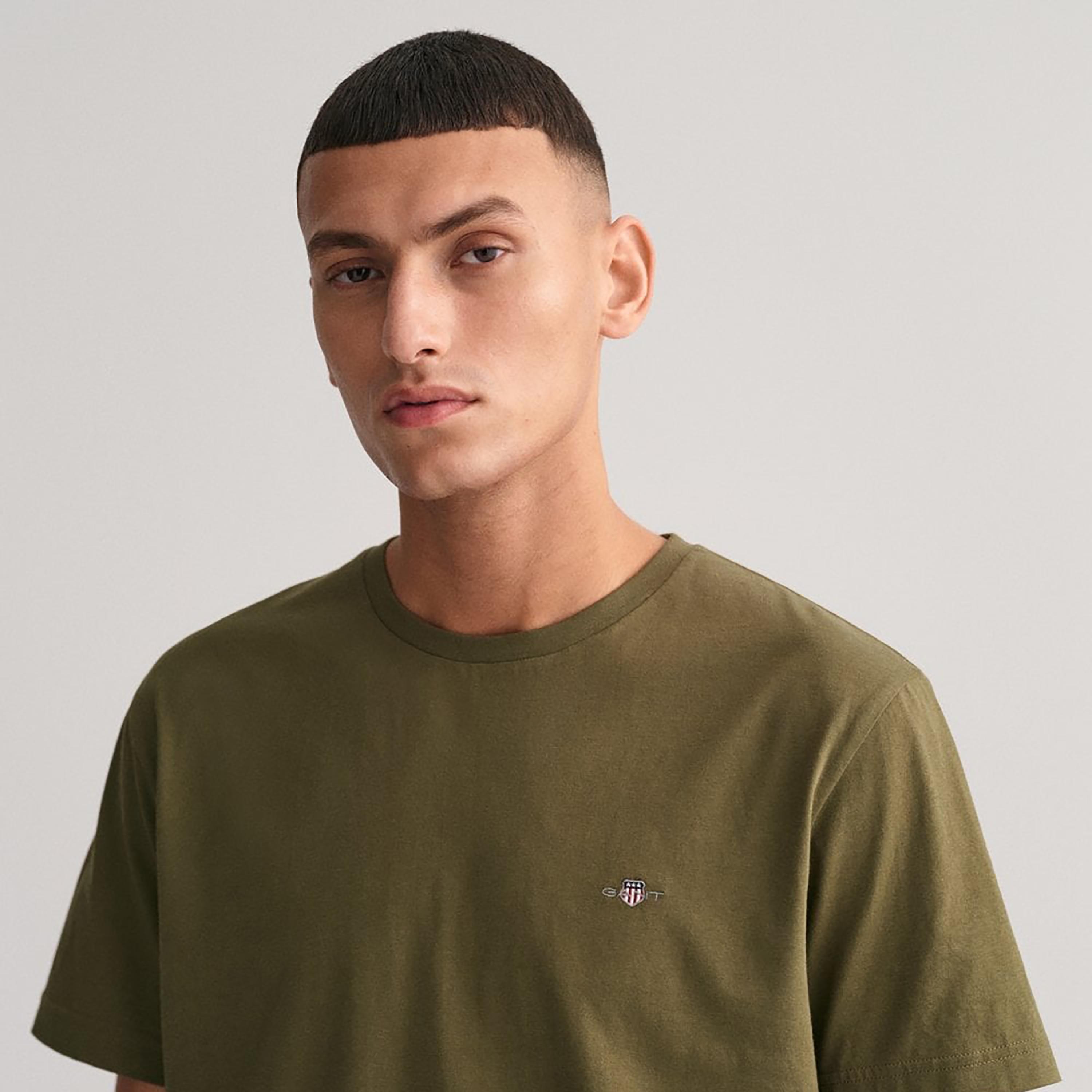 Gant Logo Detail Crew Neck Short Sleeves T-Shirt-men-clothing-tshirtsandpolos-tshirts-image-3