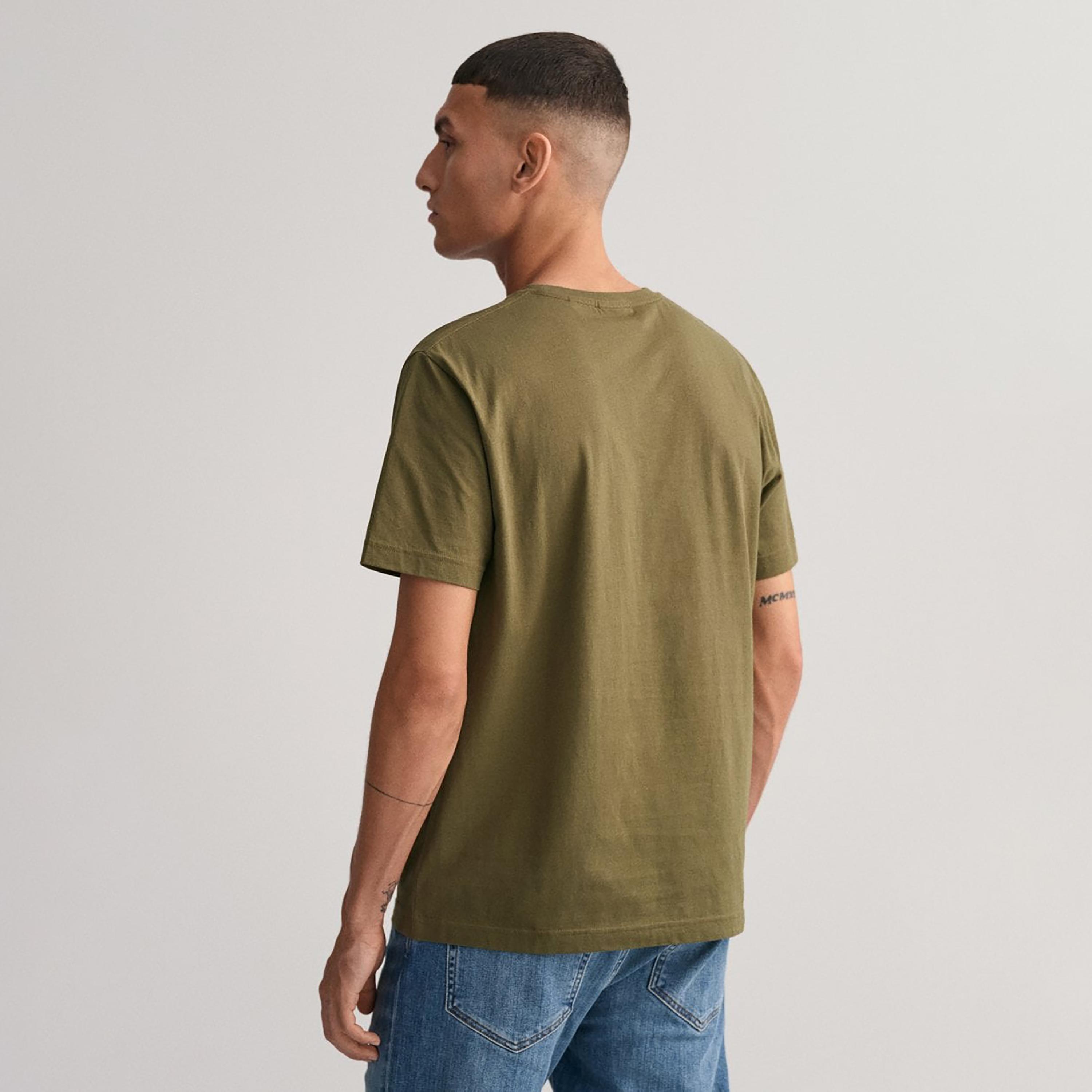 تي-شيرت جانت لوجو بأكمام قصيرة وياقة دائرية-men-clothing-tshirtsandpolos-tshirts-image-4