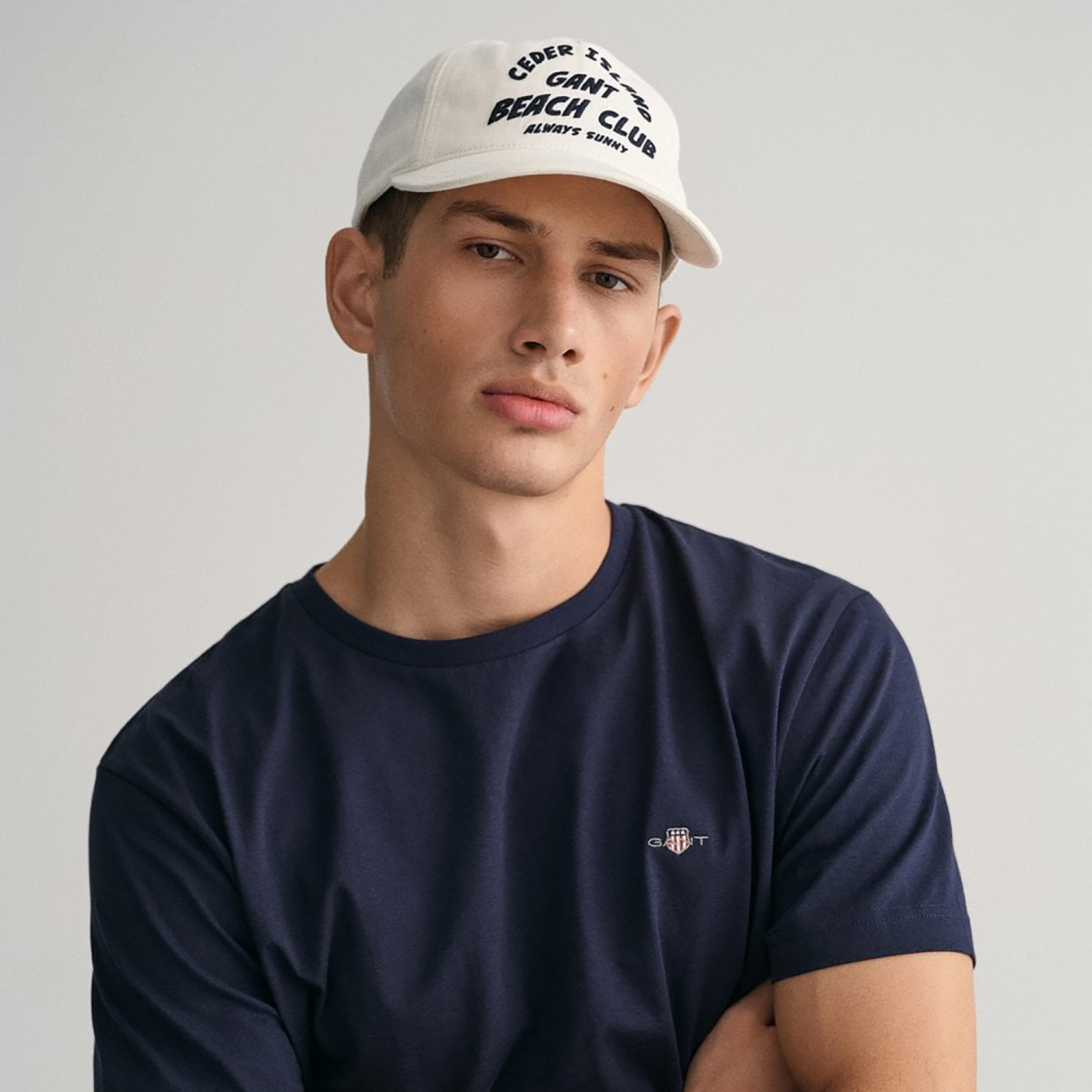Gant Shield Regular Fit Short Sleeves Crew Neck Men's T-Shirt-men-clothing-tshirtsandpolos-tshirts-image-3