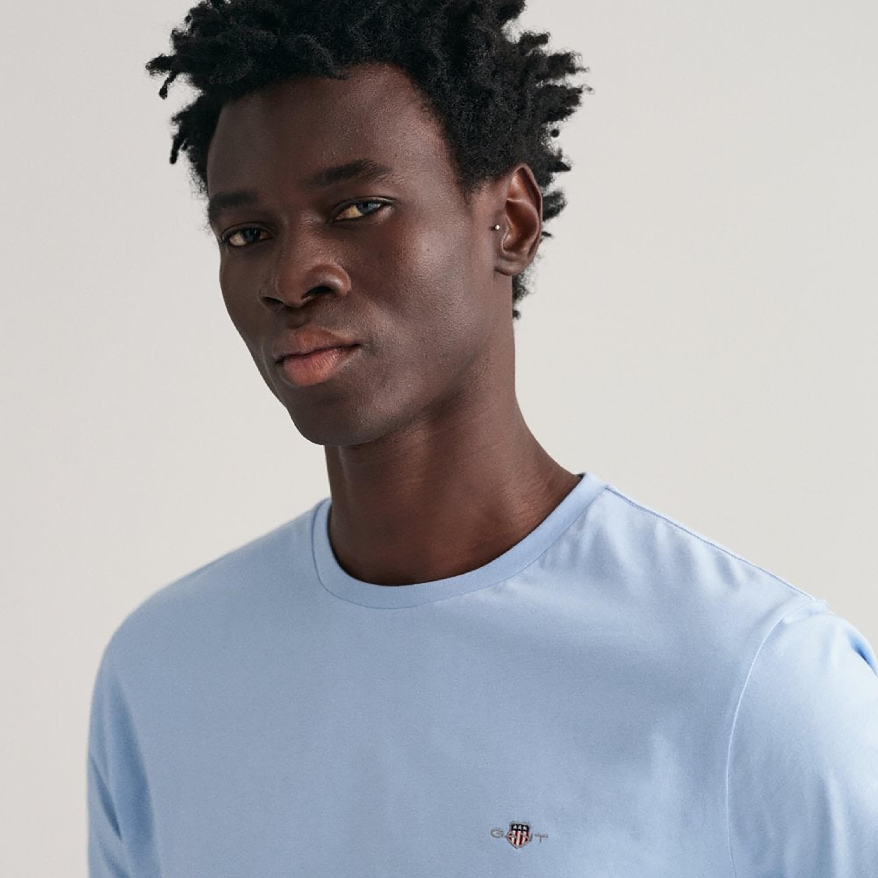 تي-شيرت جانت لوجو بأكمام قصيرة وياقة دائرية-men-clothing-tshirtsandpolos-tshirts-image-3
