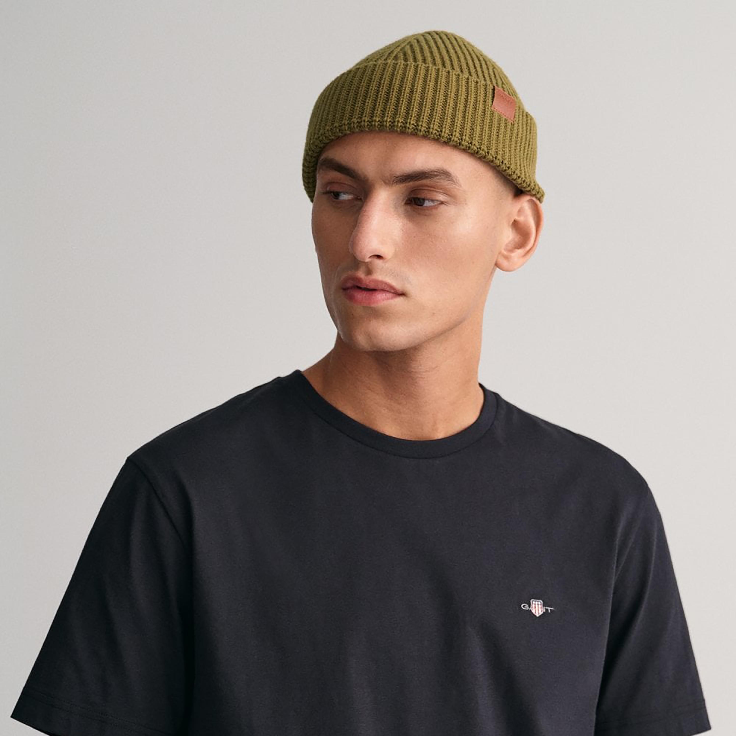 تي-شيرت جانت لوجو بأكمام قصيرة وياقة دائرية-men-clothing-tshirtsandpolos-tshirts-image-3