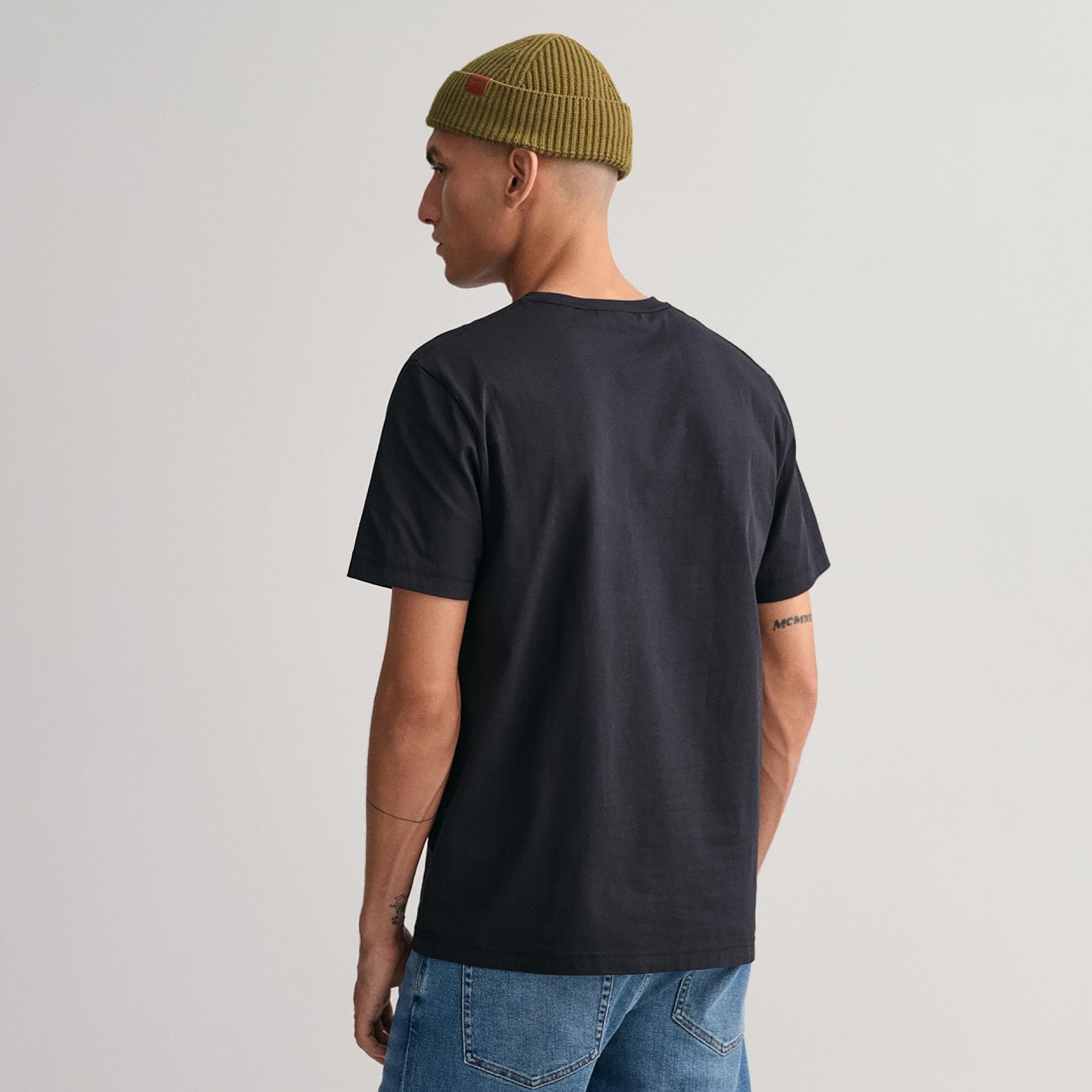 تي-شيرت جانت لوجو بأكمام قصيرة وياقة دائرية-men-clothing-tshirtsandpolos-tshirts-image-4