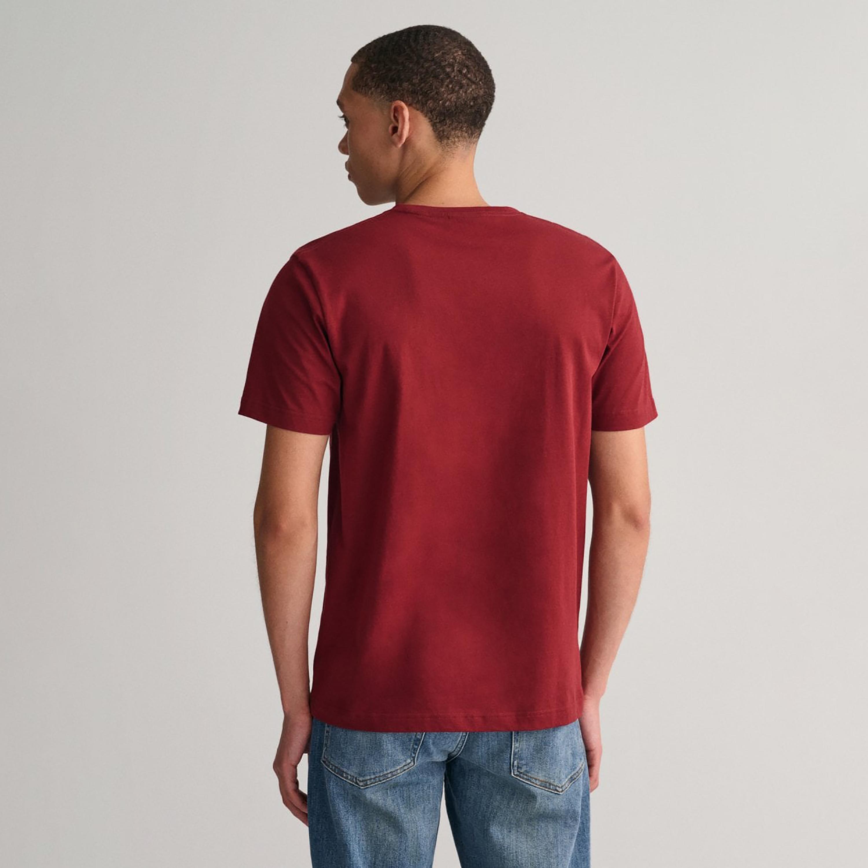 Gant Shield Regular Fit Short Sleeves Crew Neck Men's T-Shirt-men-clothing-tshirtsandpolos-tshirts-image-4
