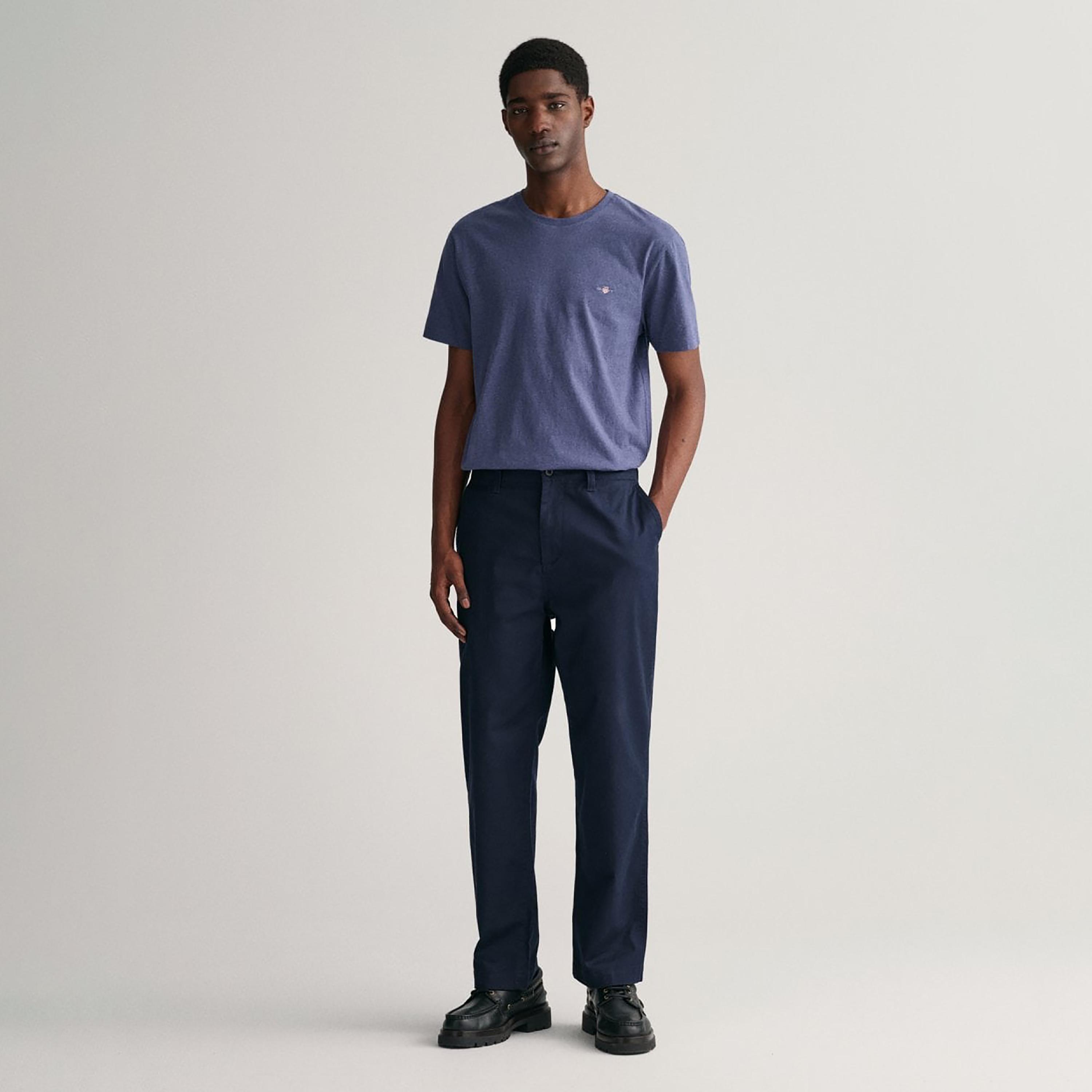 تي-شيرت جانت لوجو بأكمام قصيرة وياقة دائرية-men-clothing-tshirtsandpolos-tshirts-image-2