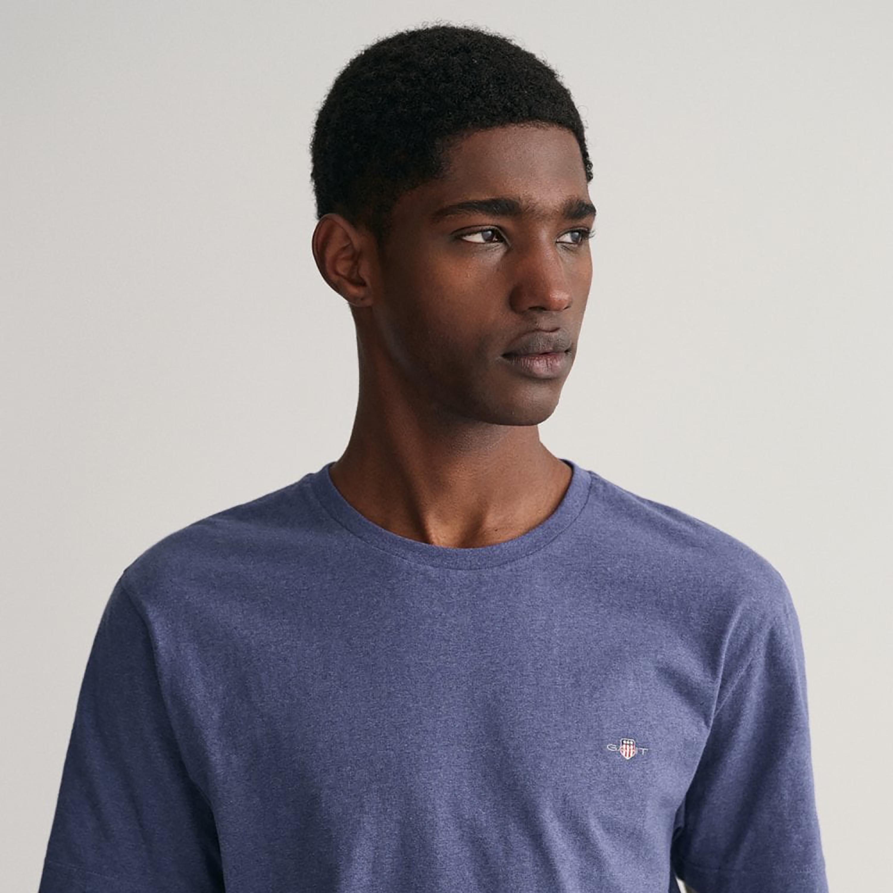 تي-شيرت جانت لوجو بأكمام قصيرة وياقة دائرية-men-clothing-tshirtsandpolos-tshirts-image-3