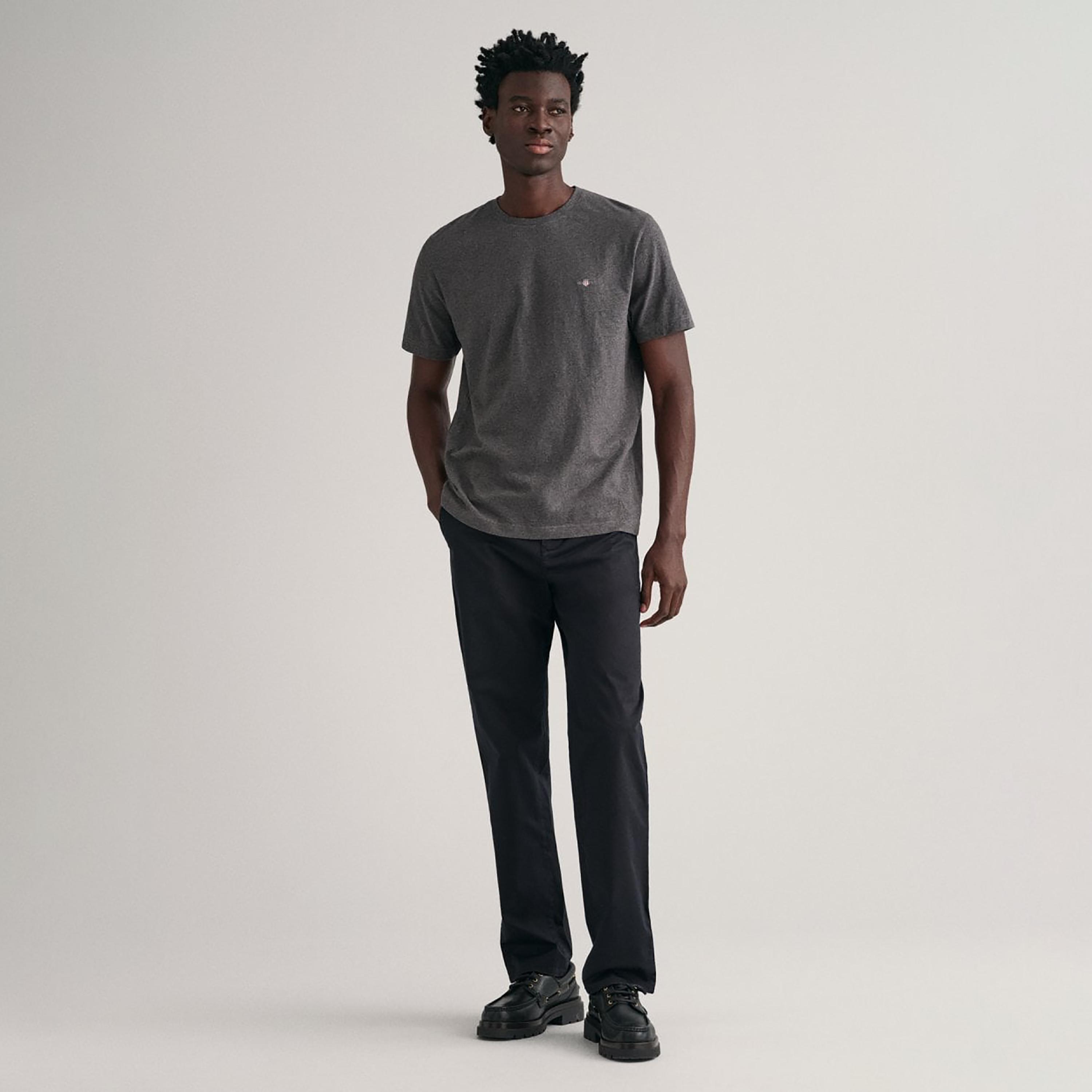 Gant Shield Regular Fit Short Sleeves Crew Neck Men's T-Shirt-men-clothing-tshirtsandpolos-tshirts-image-2