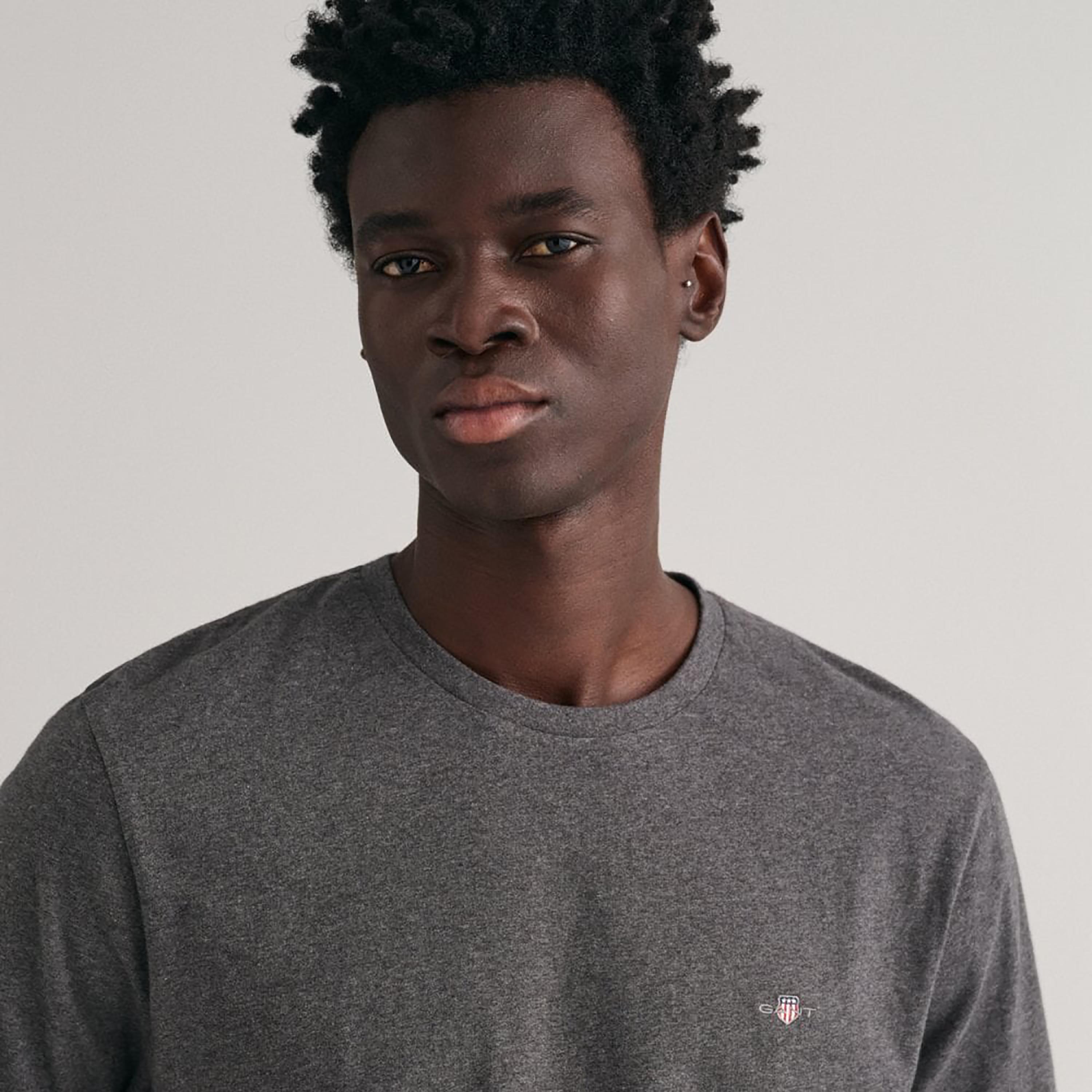 Gant Shield Regular Fit Short Sleeves Crew Neck Men's T-Shirt-men-clothing-tshirtsandpolos-tshirts-image-3