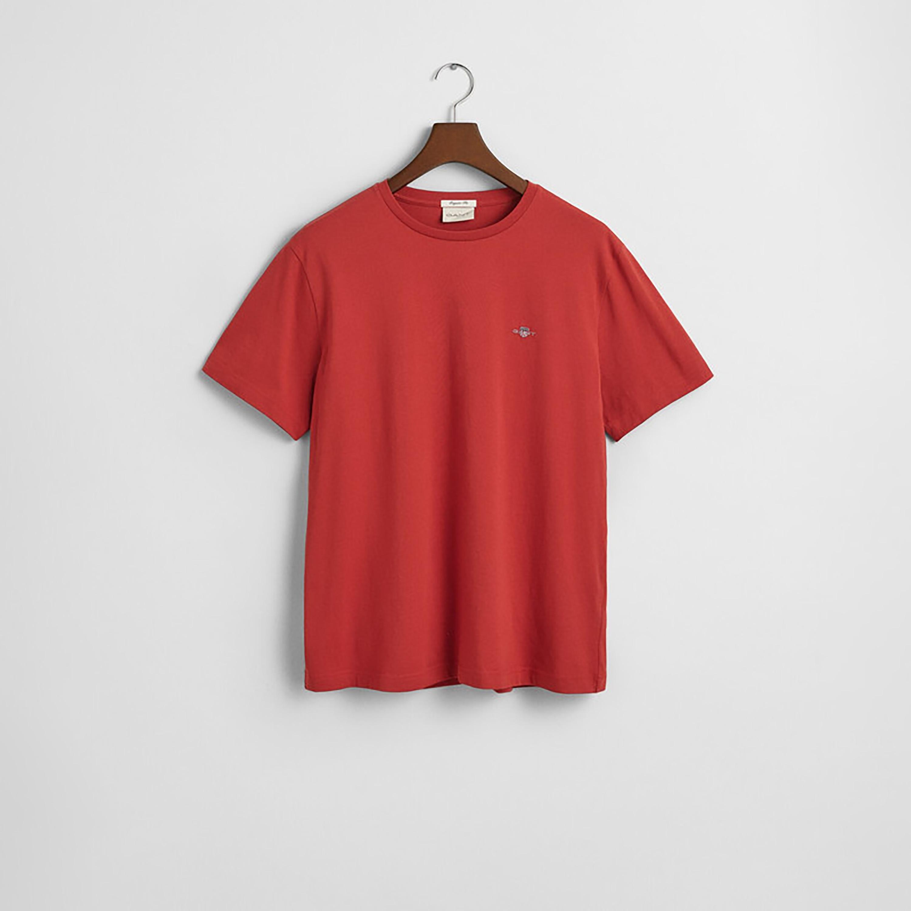 Gant Shield Slim Fit Short Sleeves Round Neck Men's T-Shirt-men-clothing-tshirtsandpolos-tshirts-image-12