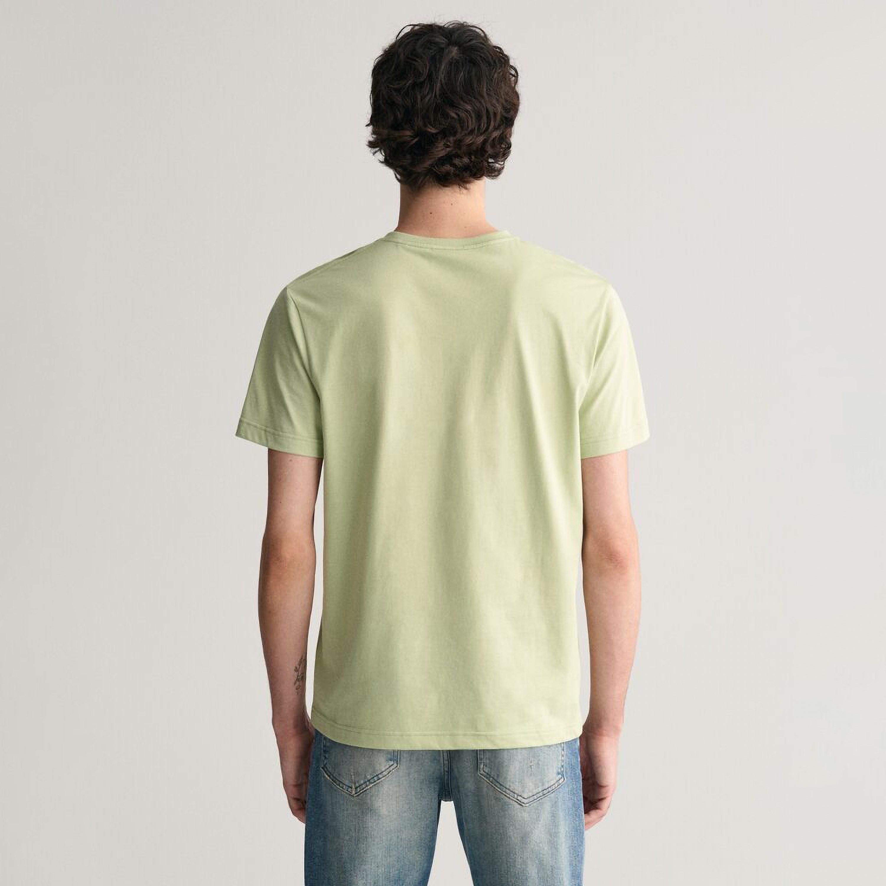 Gant Shield Slim Fit Short Sleeves Round Neck Men's T-Shirt-men-clothing-tshirtsandpolos-tshirts-image-8