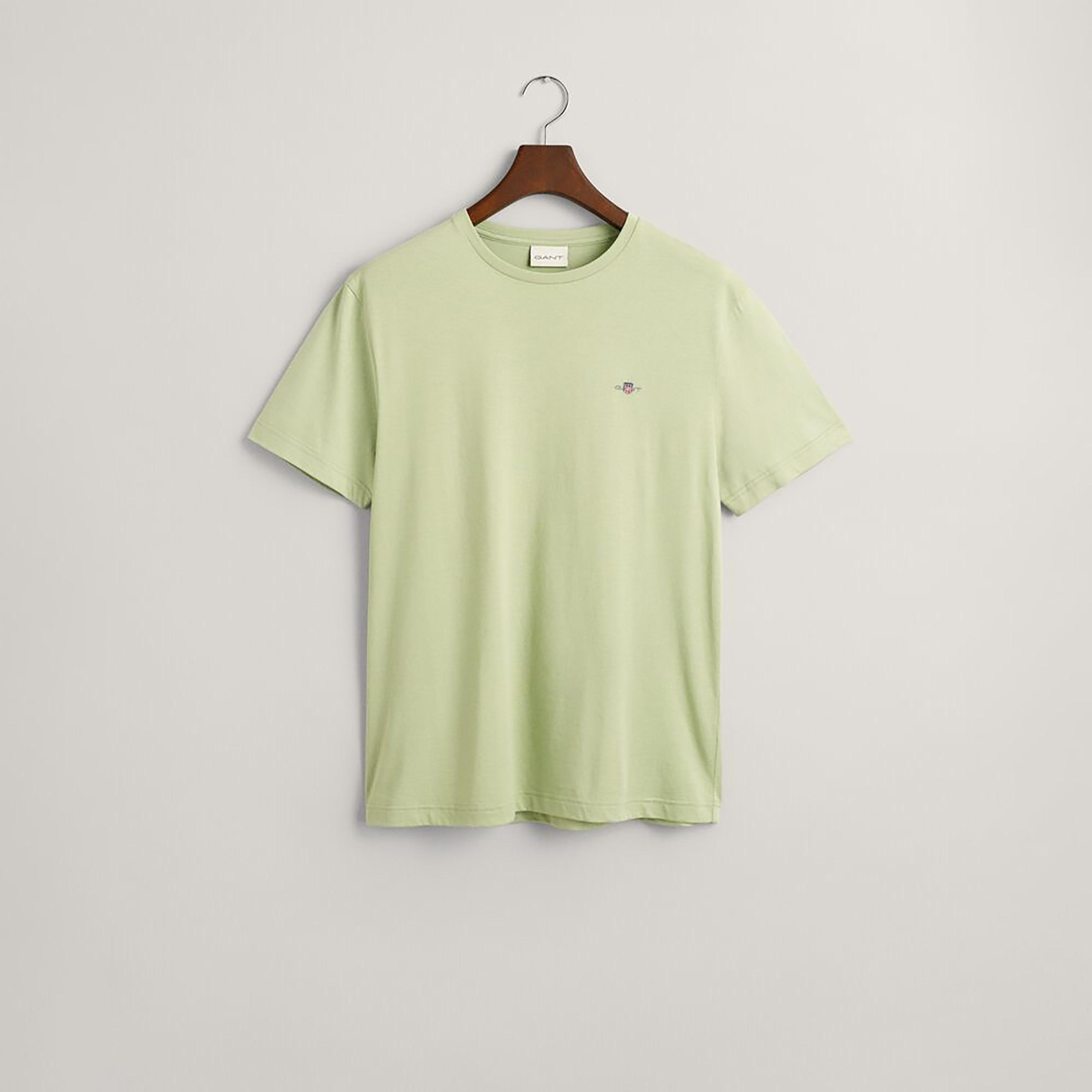 Gant Shield Slim Fit Short Sleeves Round Neck Men's T-Shirt-men-clothing-tshirtsandpolos-tshirts-image-9