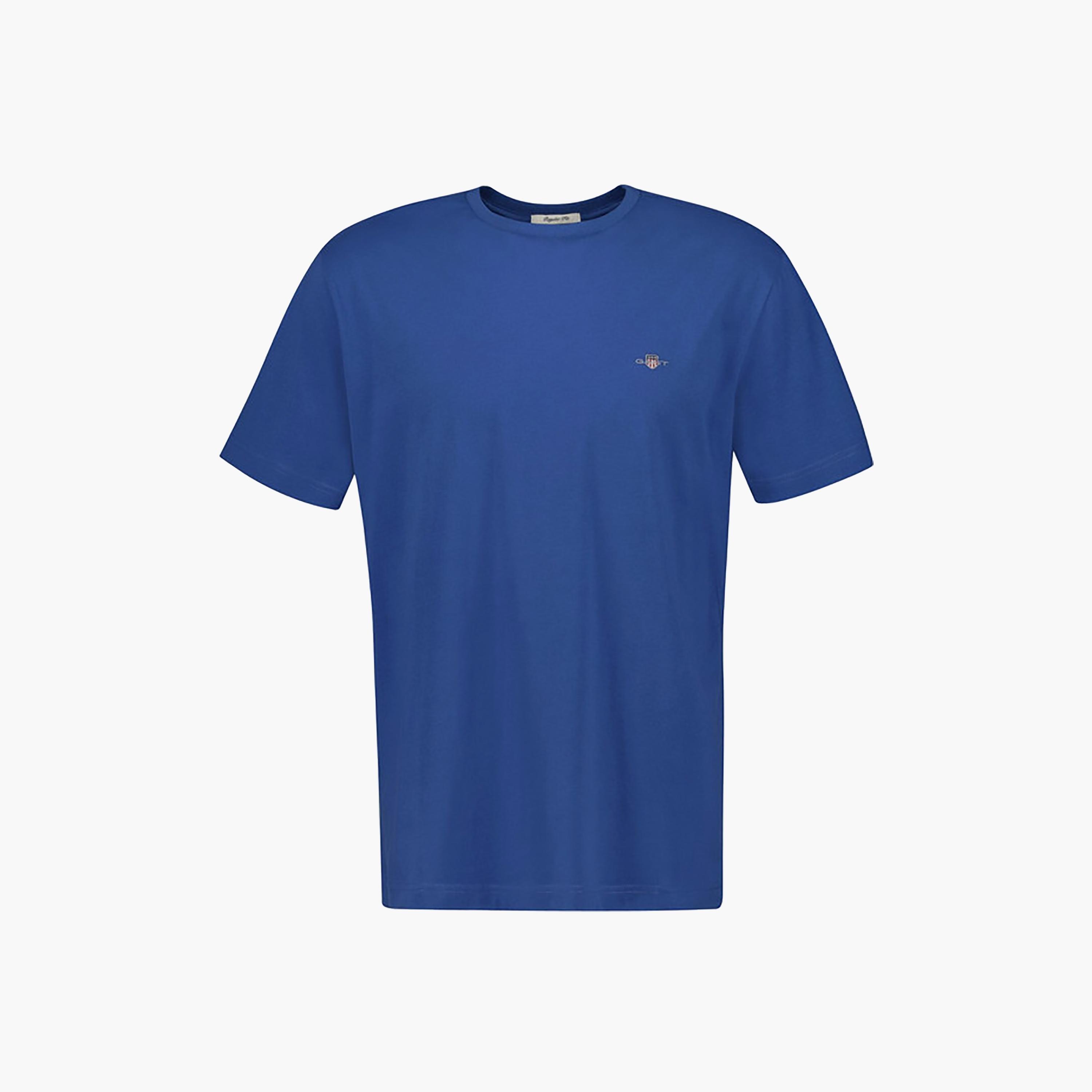 Gant Shield Slim Fit Short Sleeves Round Neck Men's T-Shirt-men-clothing-tshirtsandpolos-tshirts-image-10