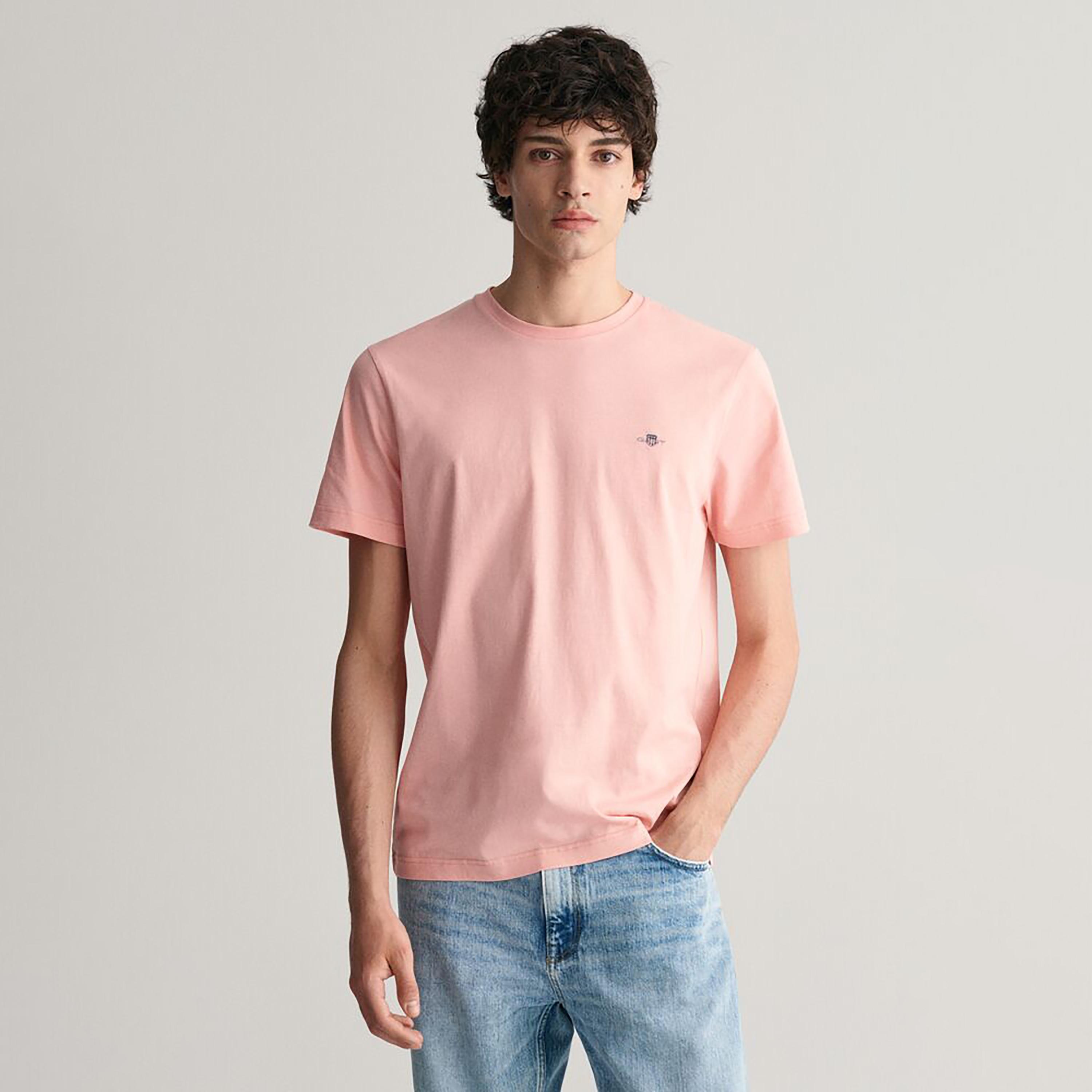 Gant Logo Crew Neck Short Sleeves T-Shirt-men-clothing-tshirtsandpolos-tshirts-image-1