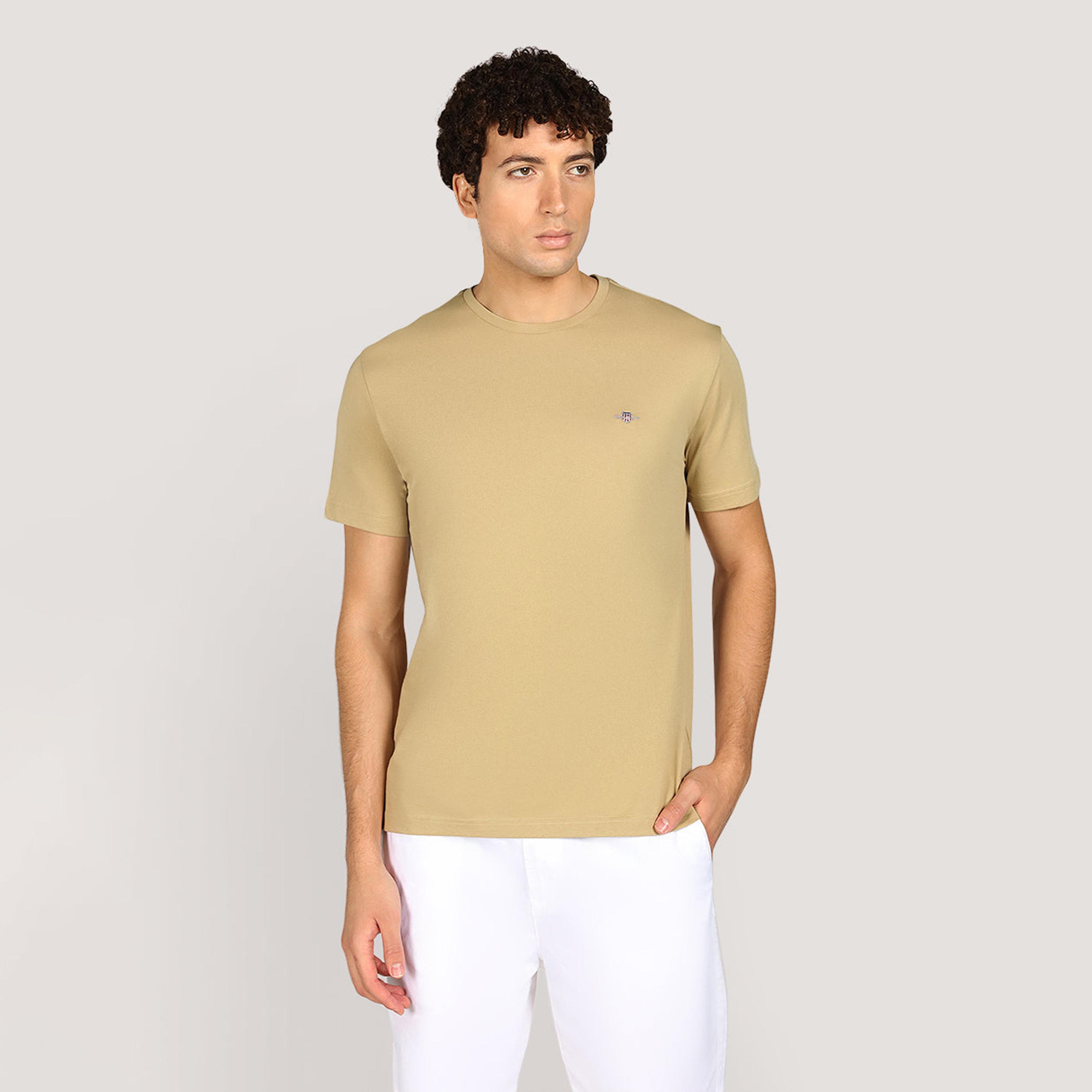 Gant Shield Regular Fit Short Sleeves Crew Neck Men's T-Shirt-men-clothing-tshirtsandpolos-tshirts-image-1