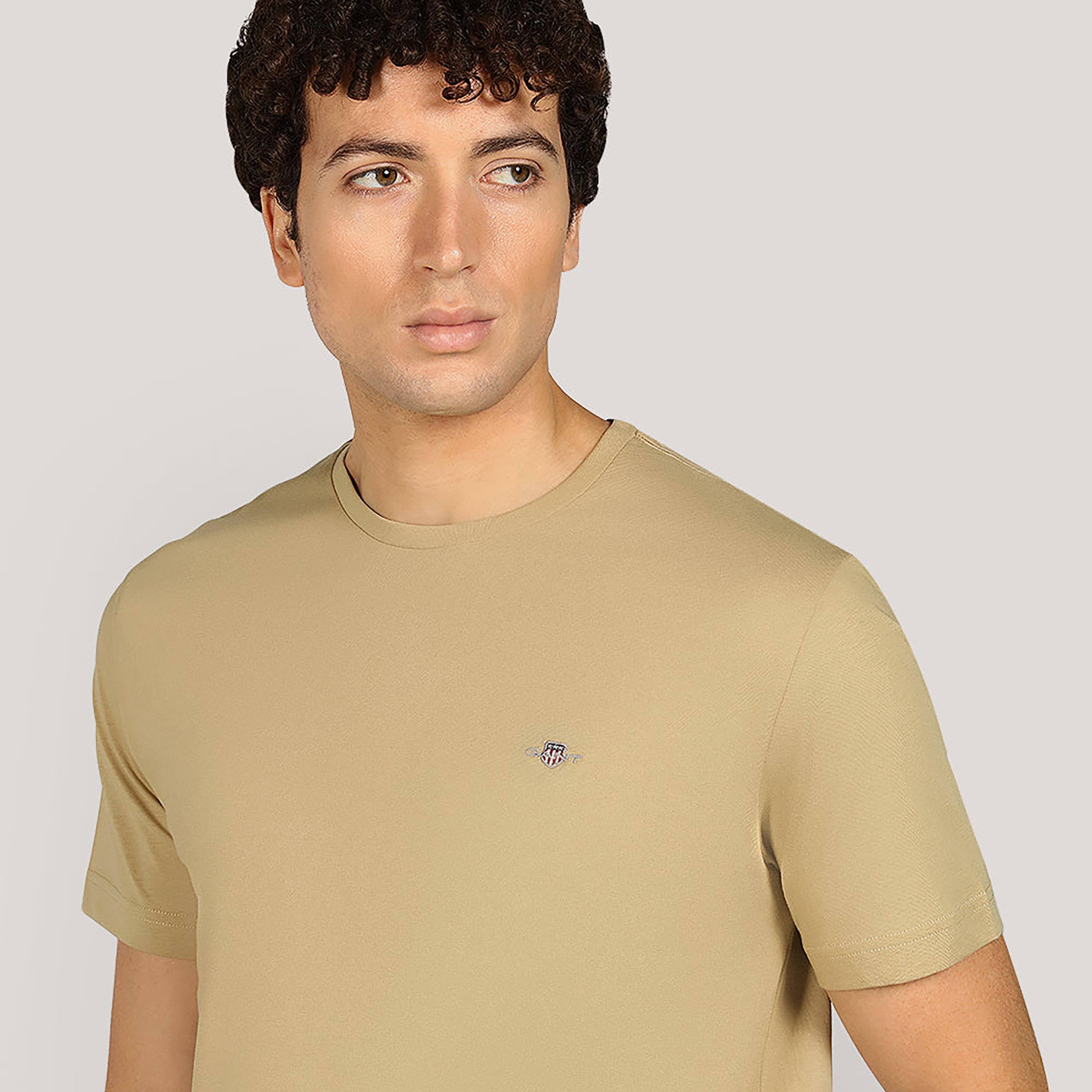 Gant Shield Regular Fit Short Sleeves Crew Neck Men's T-Shirt-men-clothing-tshirtsandpolos-tshirts-image-3