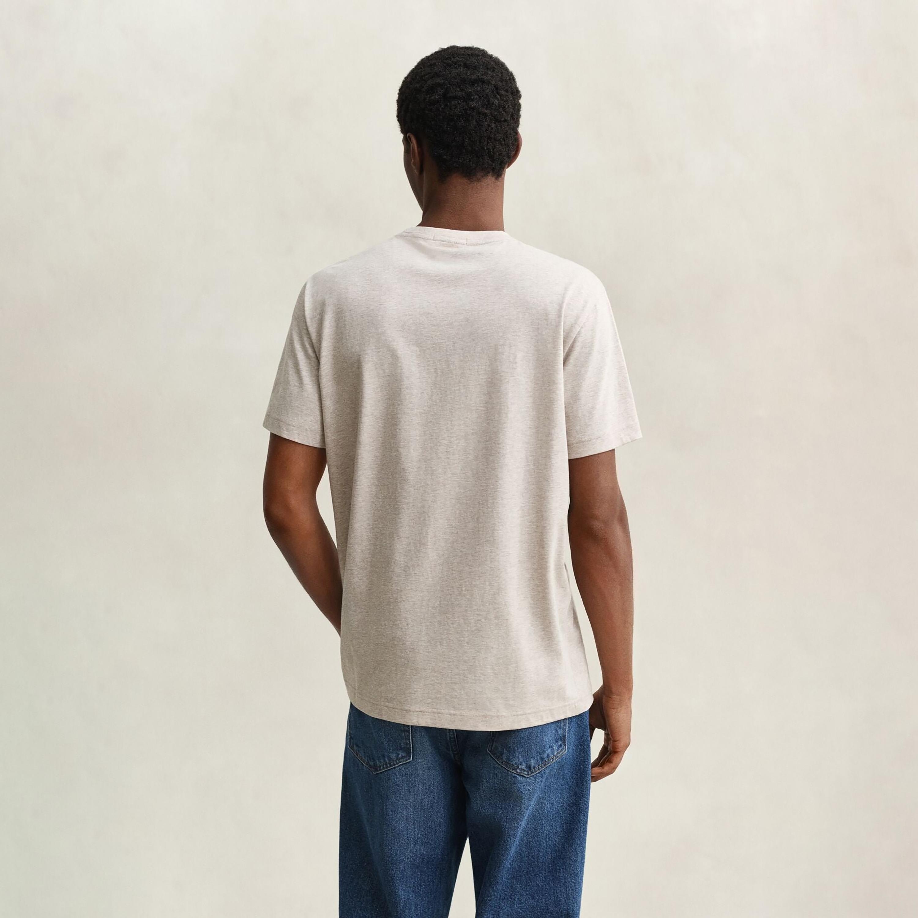 Gant Shield Regular Fit Short Sleeves Crew Neck Men's T-Shirt-men-clothing-tshirtsandpolos-tshirts-image-2