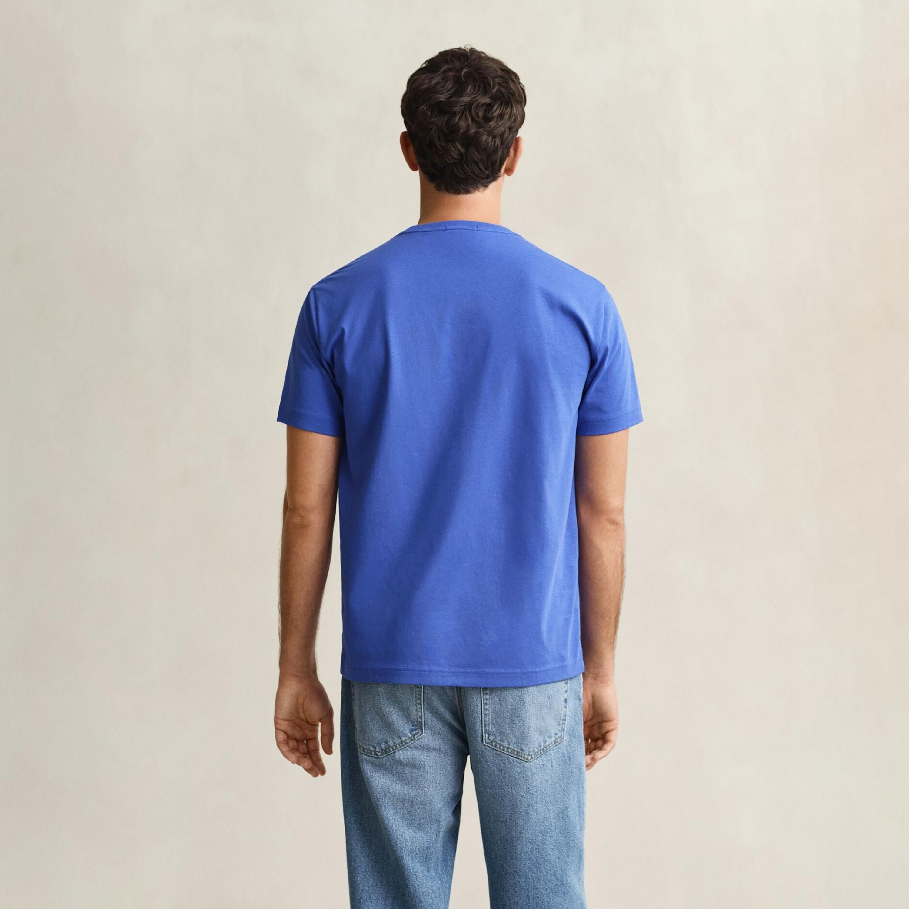 Gant Shield Regular Fit Short Sleeves Crew Neck Men's T-Shirt-men-clothing-tshirtsandpolos-tshirts-image-4
