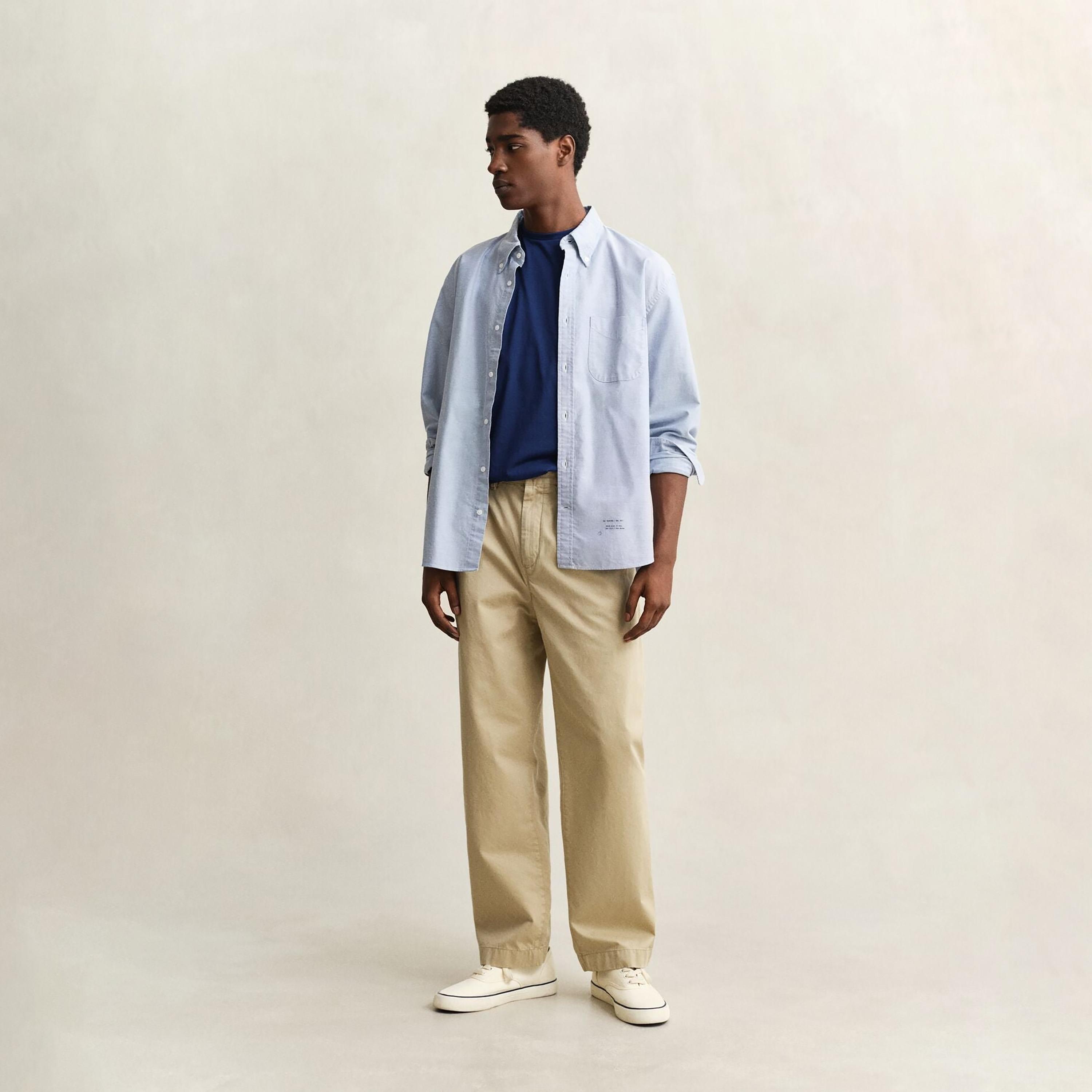 تي-شيرت جانت لوجو بأكمام قصيرة وياقة دائرية-men-clothing-tshirtsandpolos-tshirts-image-2